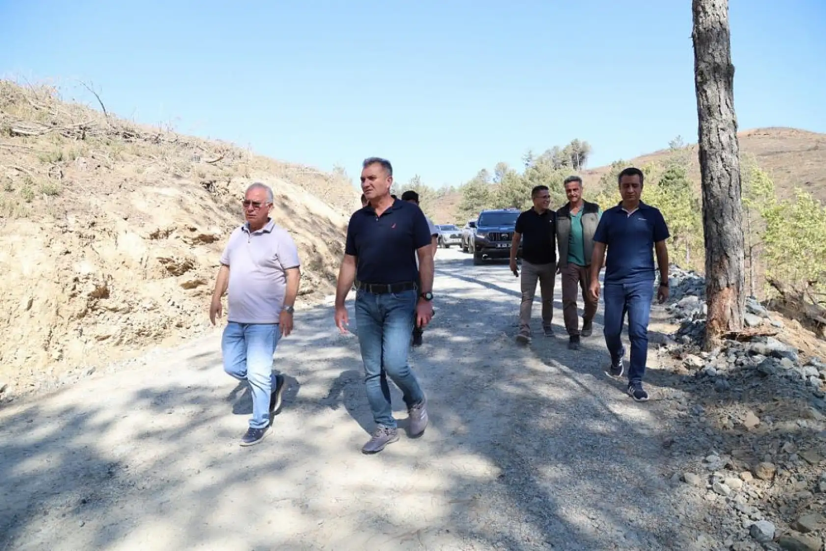 Muğla'da orman yolu çalışmaları yerinde incelendi