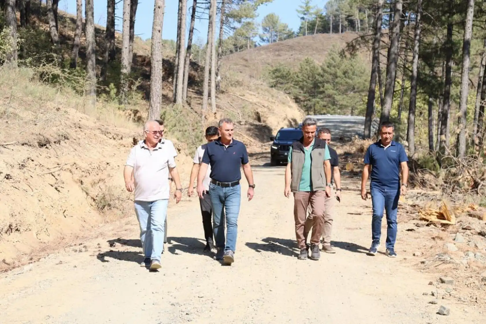 Muğla'da orman yolu çalışmaları yerinde incelendi