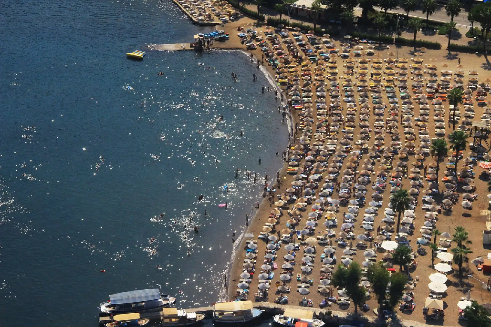 Fethiye, Bodrum ve Marmaris'e gelen turist sayısında yüzde 3 düşüş sürüyor