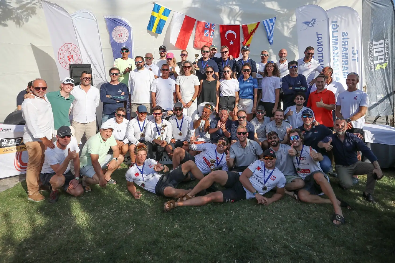 Türkiye'de ilk kez gerçekleşen Avrupa Match Race Tour'un şampiyonları belli oldu