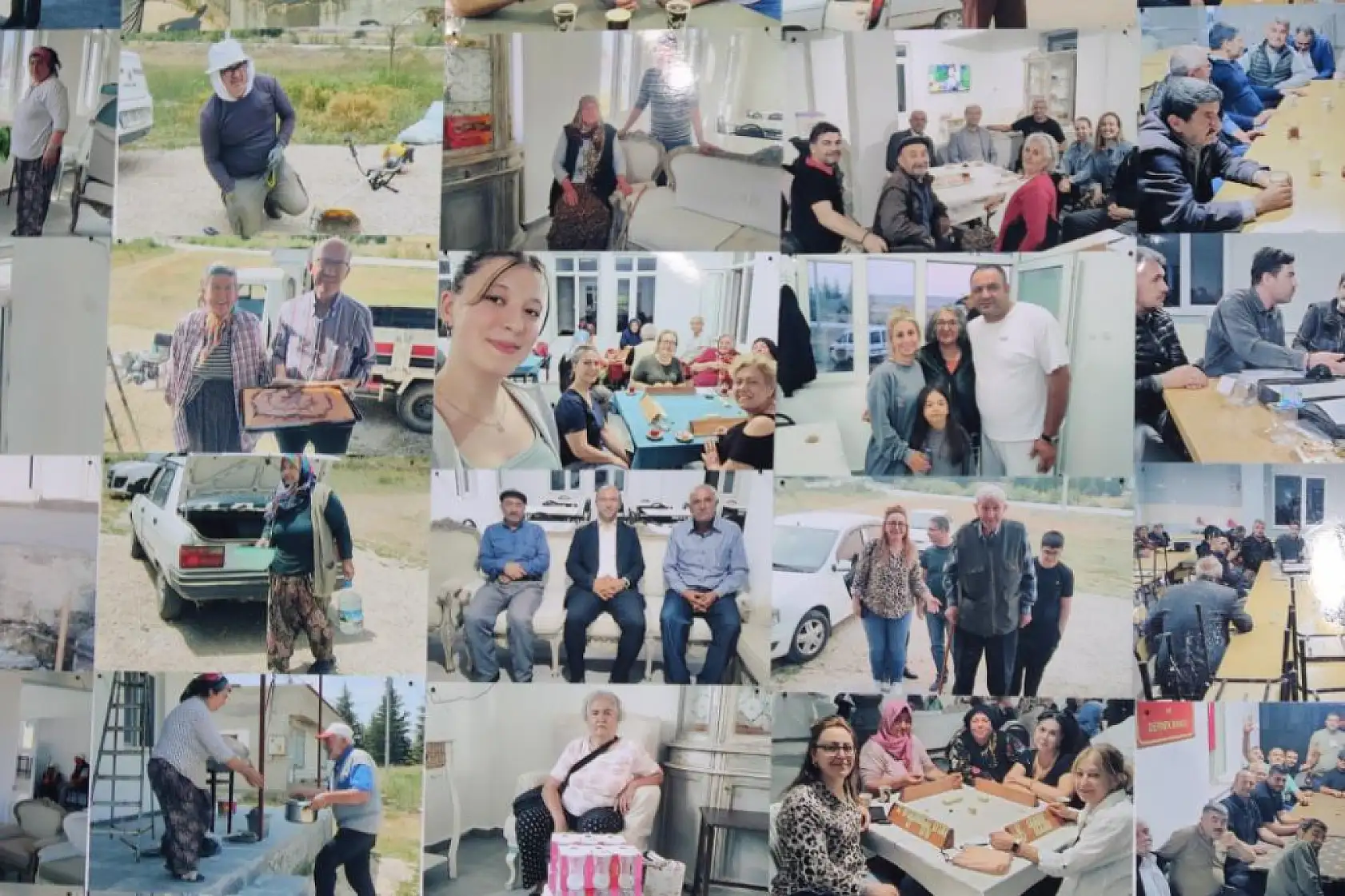 Köy Halkı Geçmişini Duvarlarda Yaşatıyor