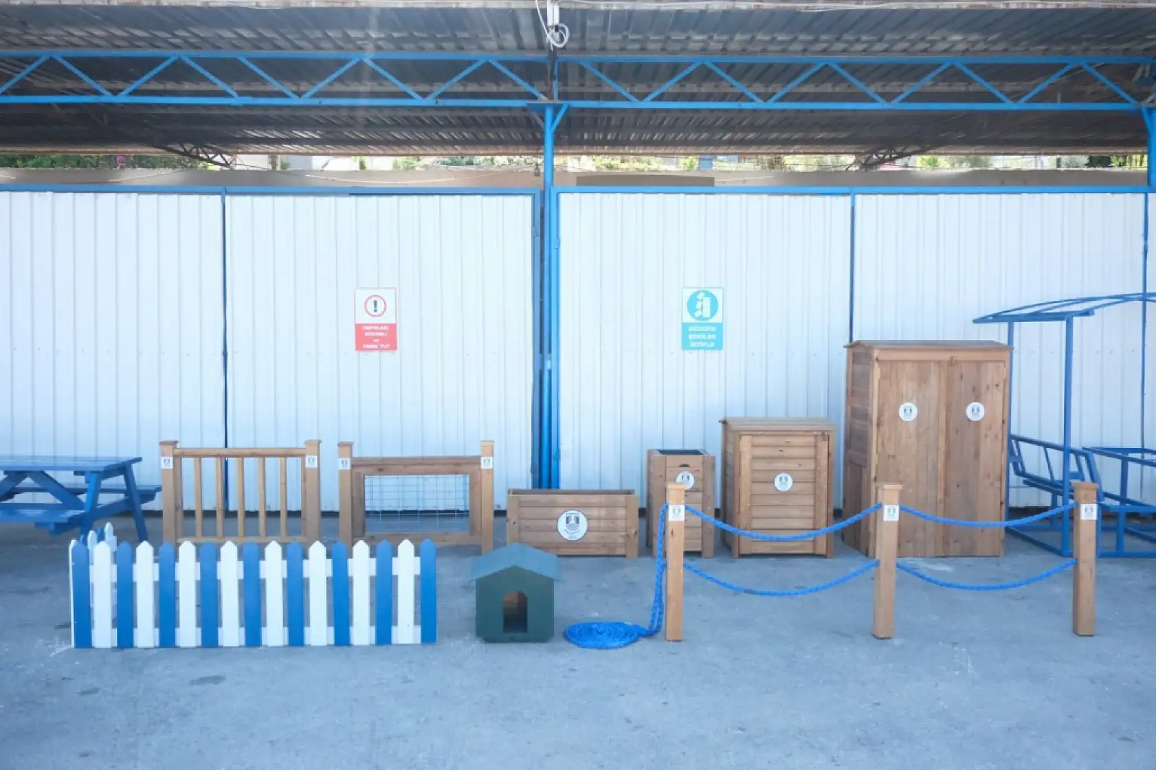 Bodrum Belediyesi'nden estetik kent mobilyaları