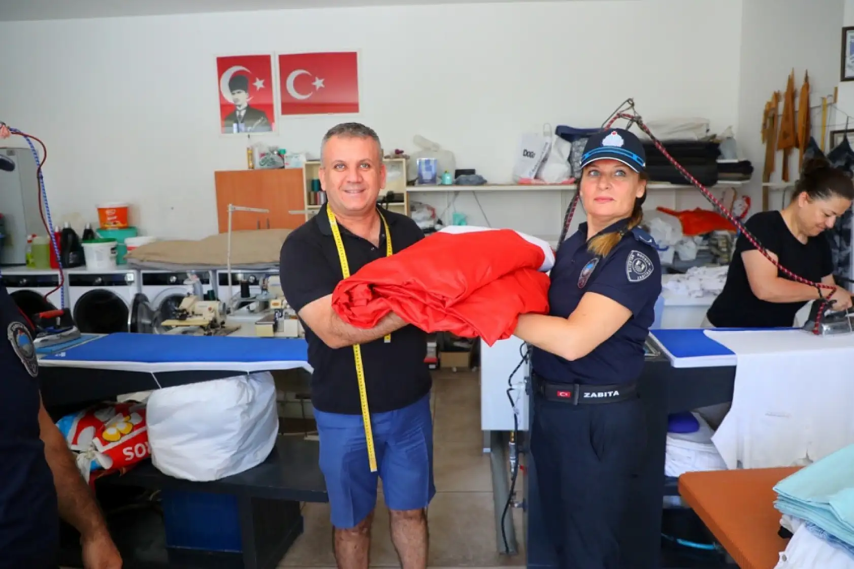 Bodrum'da Cumhuriyet Bayramı'na özel teşekkür