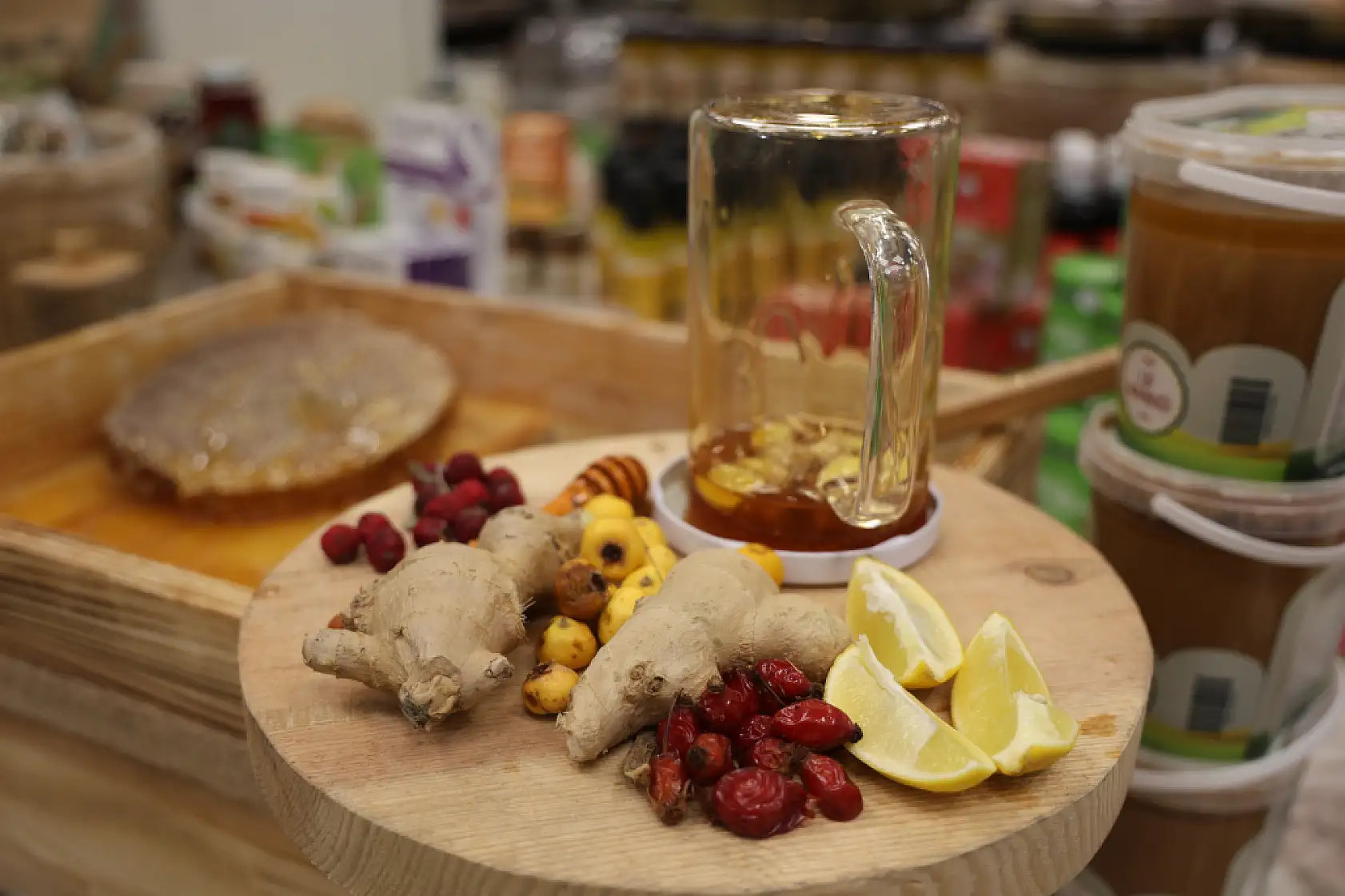 Boğaz enfeksiyonuna karşı zencefil ve bal karışımı