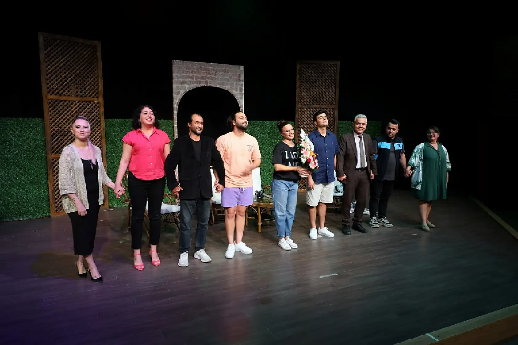 Bodrum Şehir Tiyatrosu'nun oyunu ilgi gördü