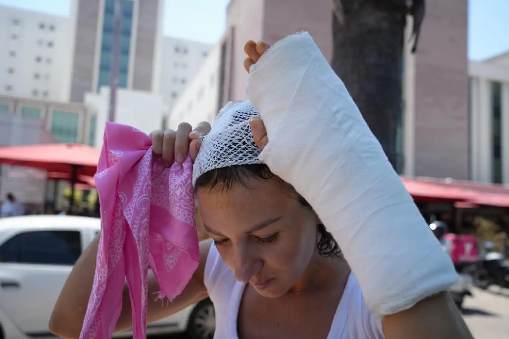 Ukrayna asıllı kadına sopalı saldırı davasında ikinci duruşması görüldü