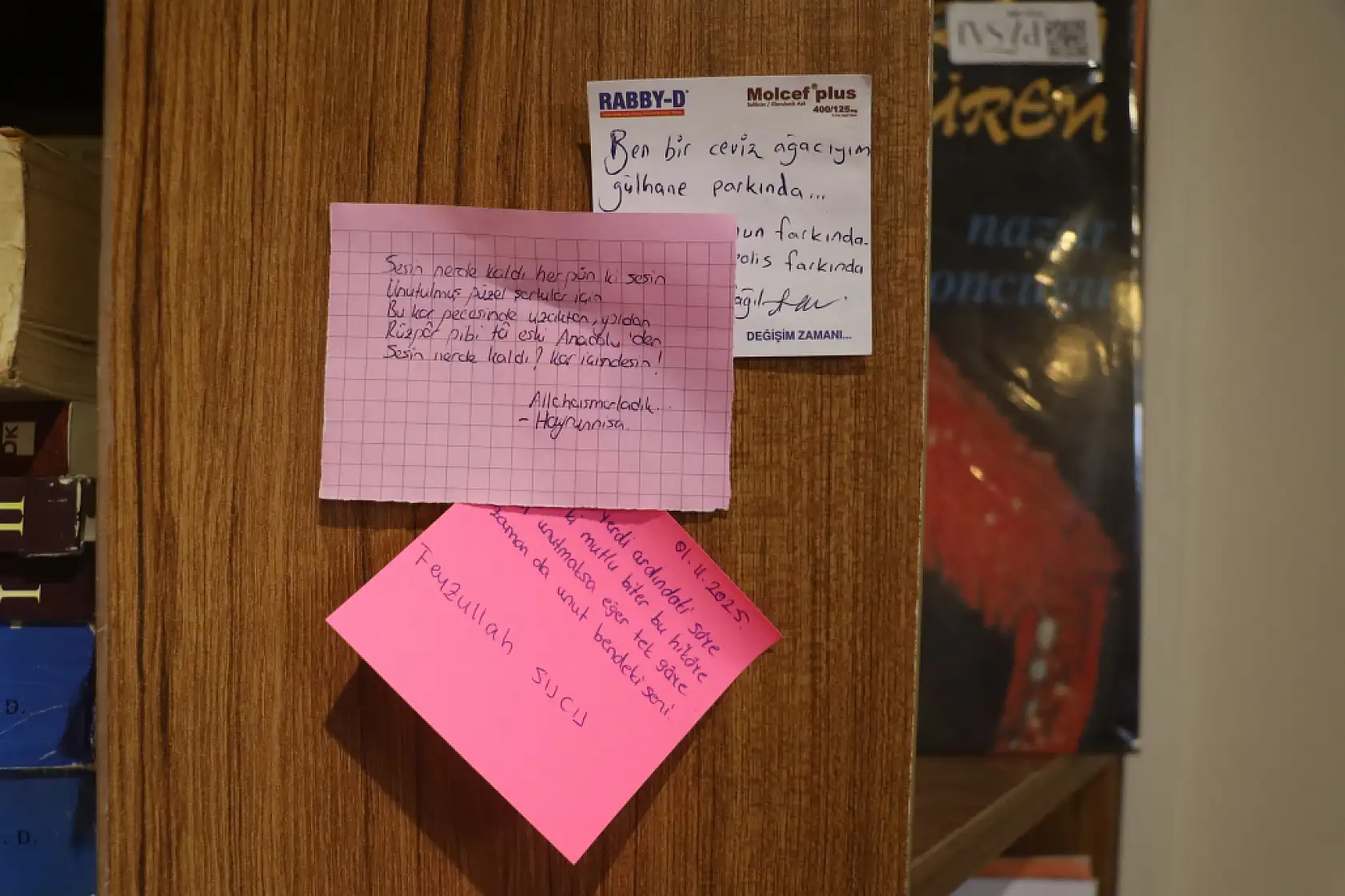 Bu kitaplarda sadece bilgiler değil, hatıralar da taşınıyor