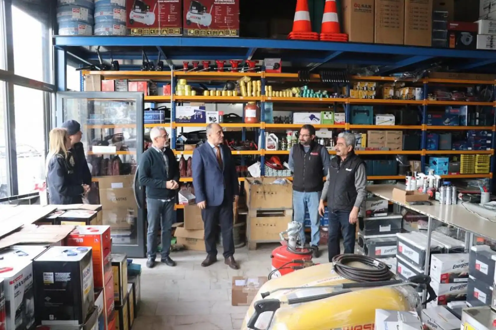 Kaymakam İlhan, sanayi esnafının sorunlarını dinledi