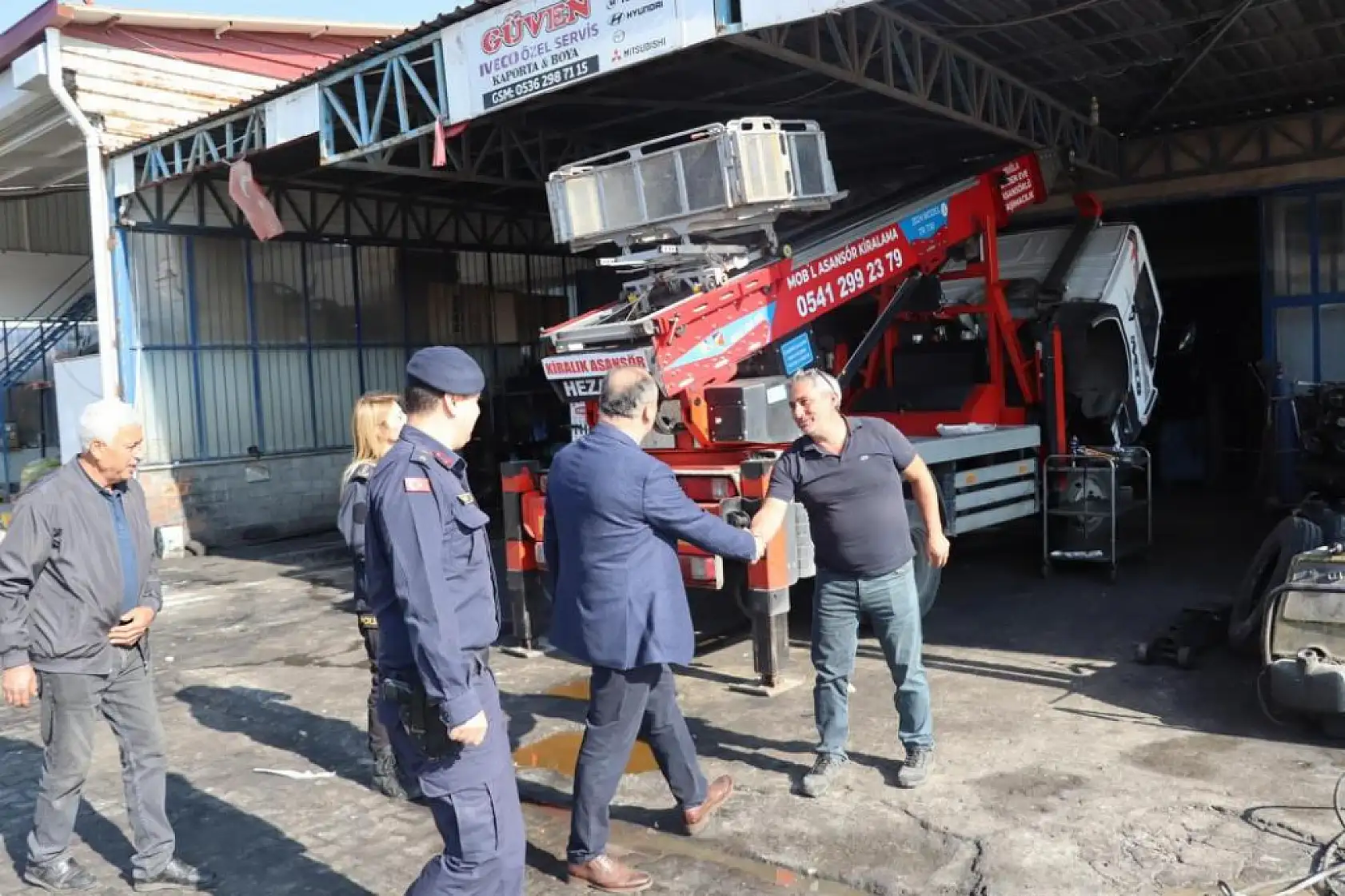Kaymakam İlhan, sanayi esnafının sorunlarını dinledi