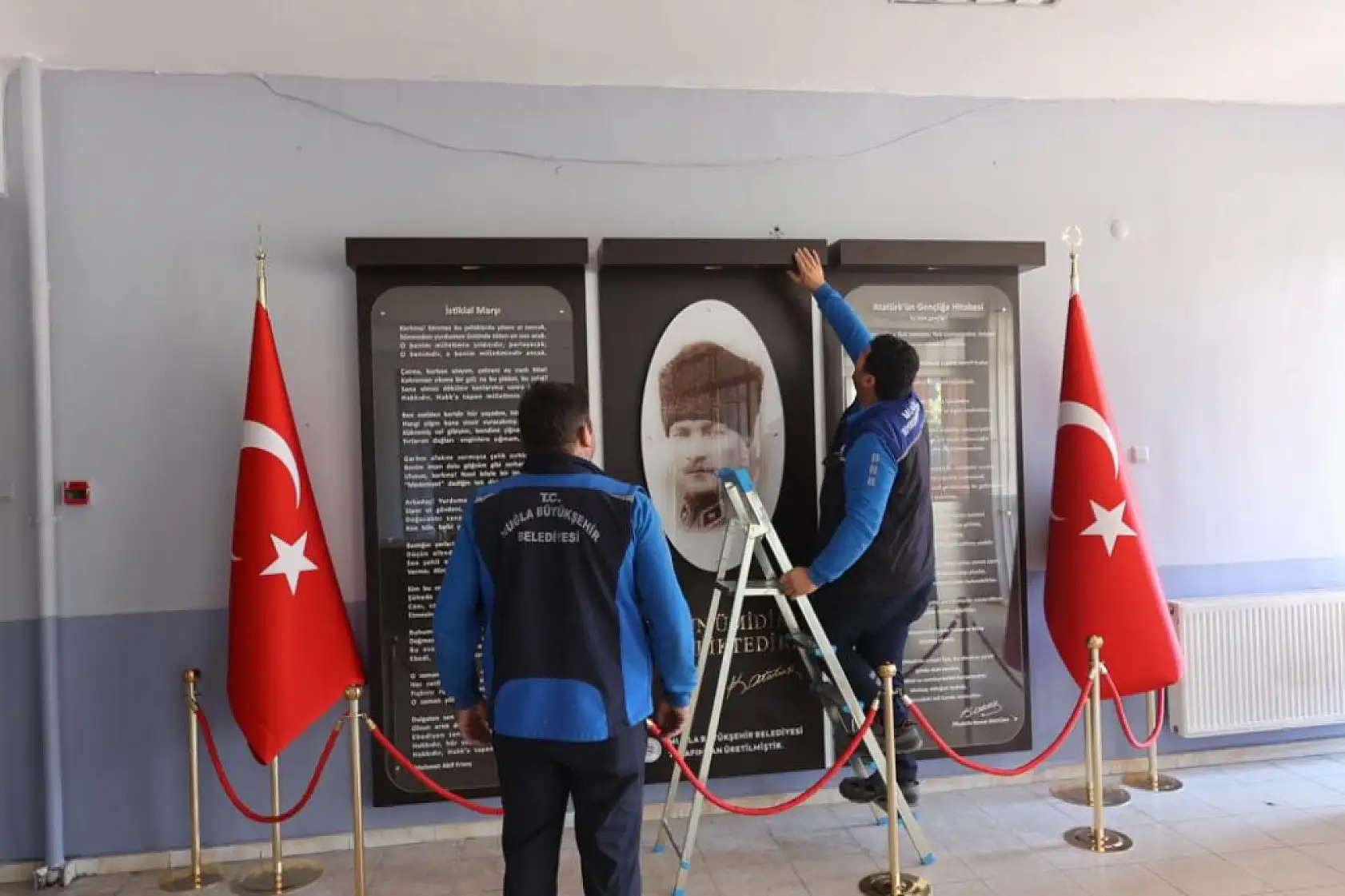 Muğla Büyükşehir'den okullara ara tatil bakımı