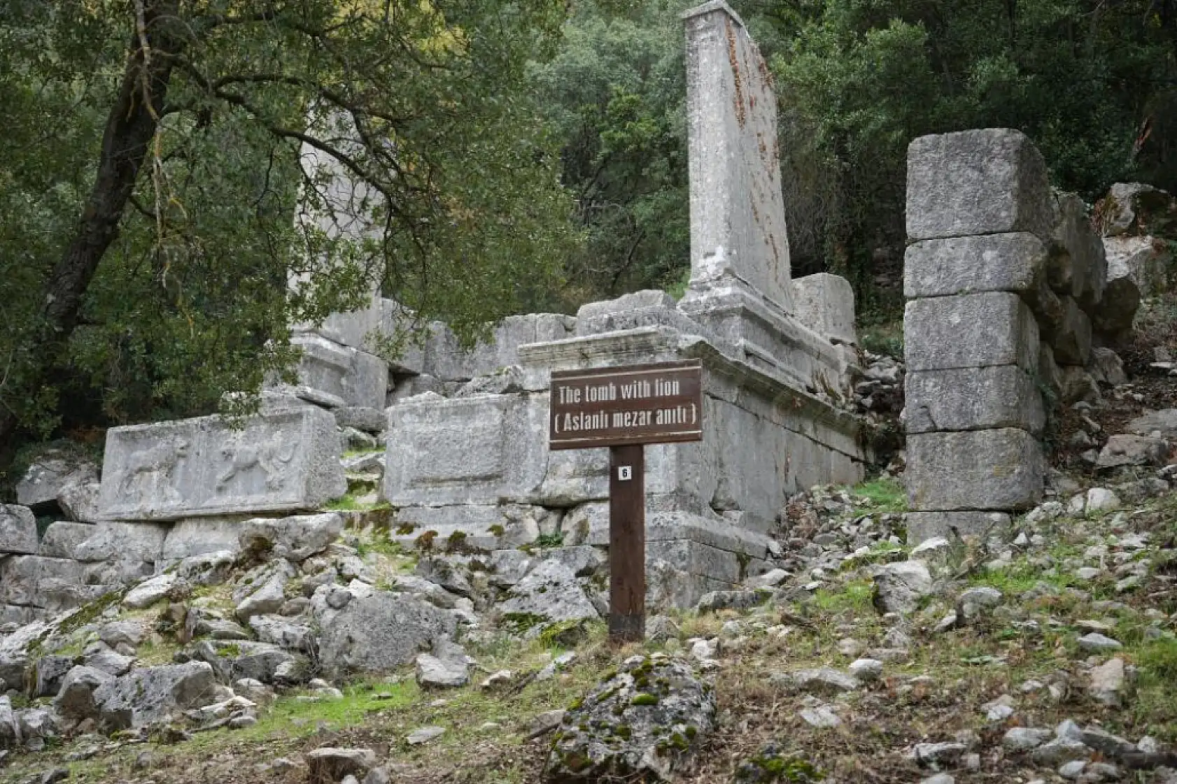 Termessos'ta ilk kazıda dans eden kadınlar mezarı, Antiochis'in anıt mezarı ve figürlü lahit parçaları ortaya çıkarıldı