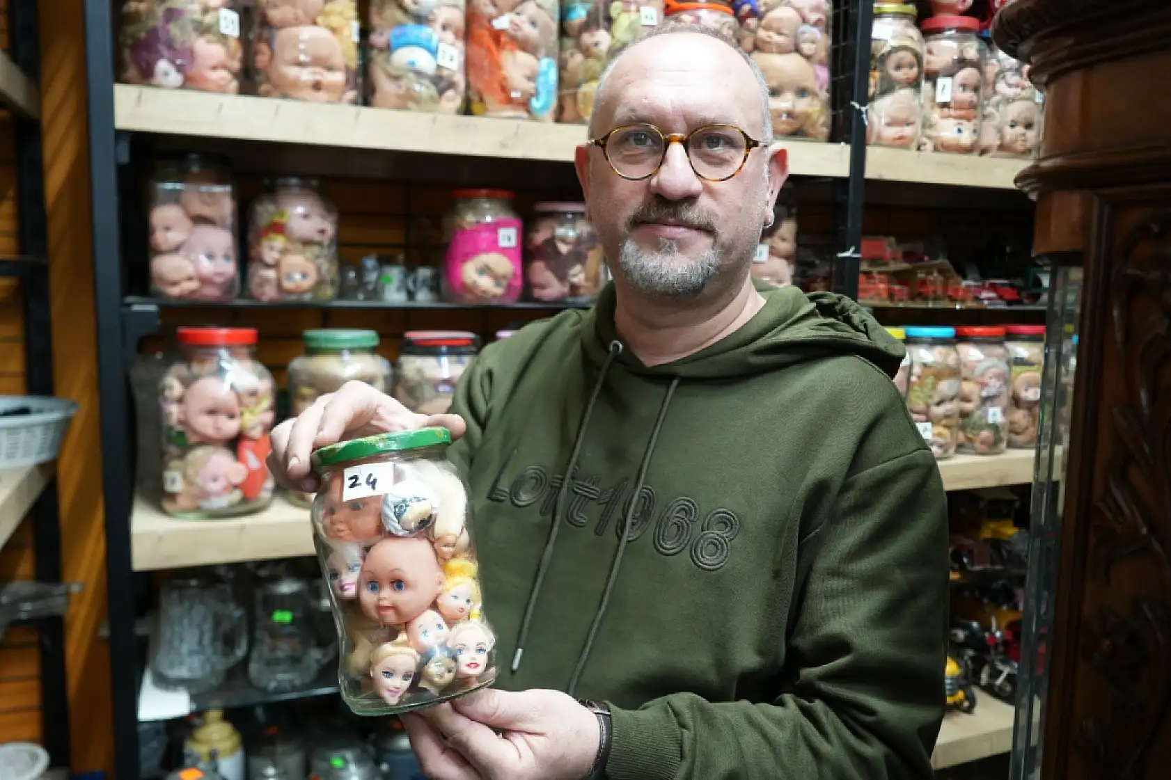 Görenleri ürküten sıra dışı koleksiyon