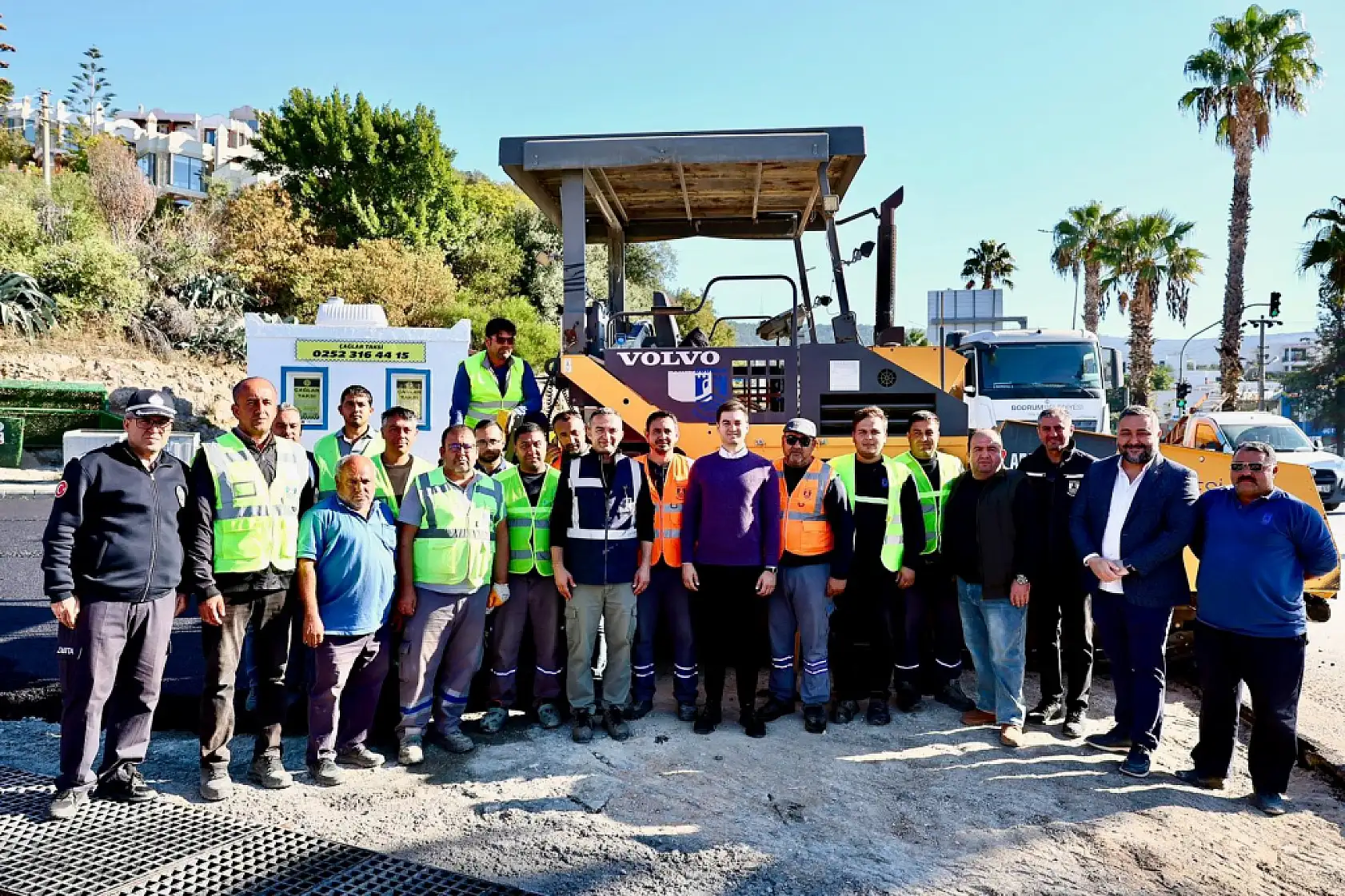 Bodrum'da altyapı çalışmaları tamamlandı, sokak sıcak asfalta kavuştu