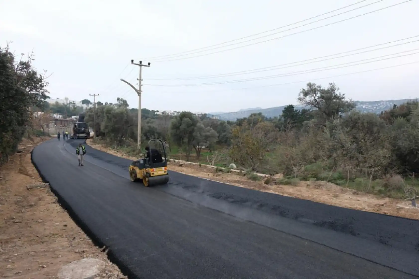 Bodrum Belediyesi Asfalt Çalışmalarını Tamamladı