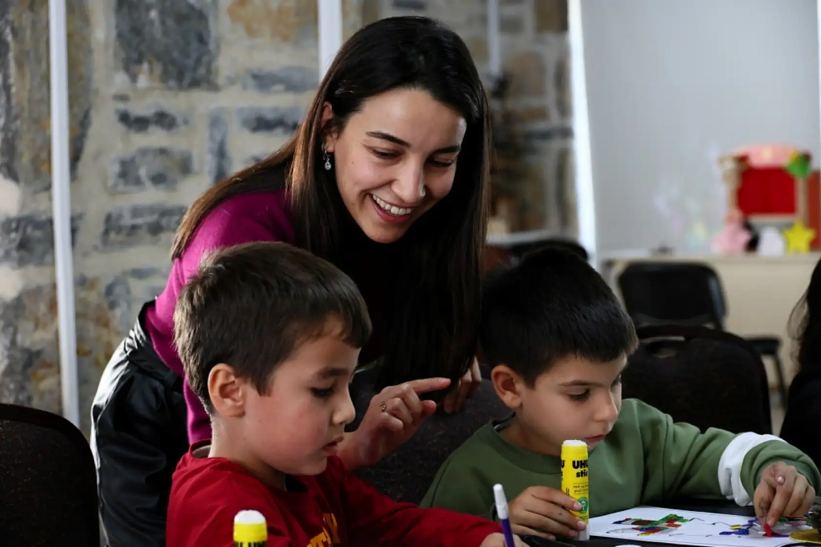 Bodrum Belediyesi'nden çocuklara yönelik yılbaşı atölyesi