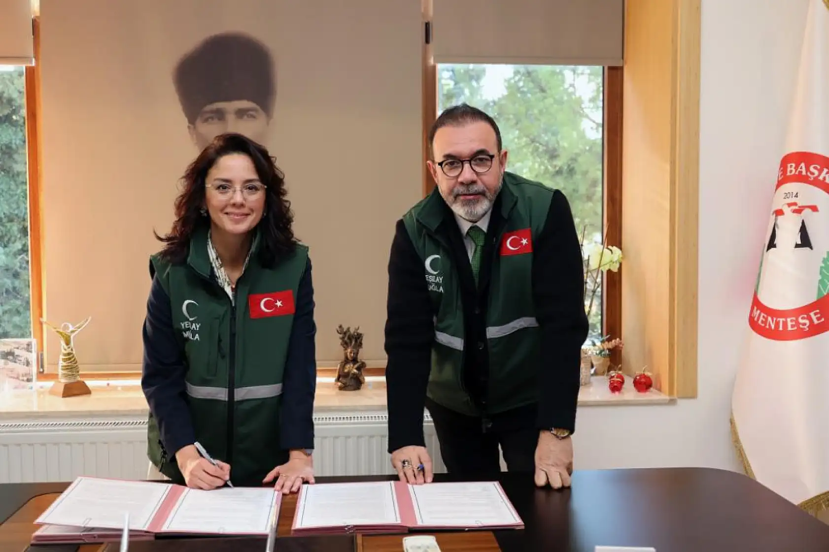 Menteşe Belediyesi ve Yeşilay'dan bağımlılıkla mücadelede güç birliği