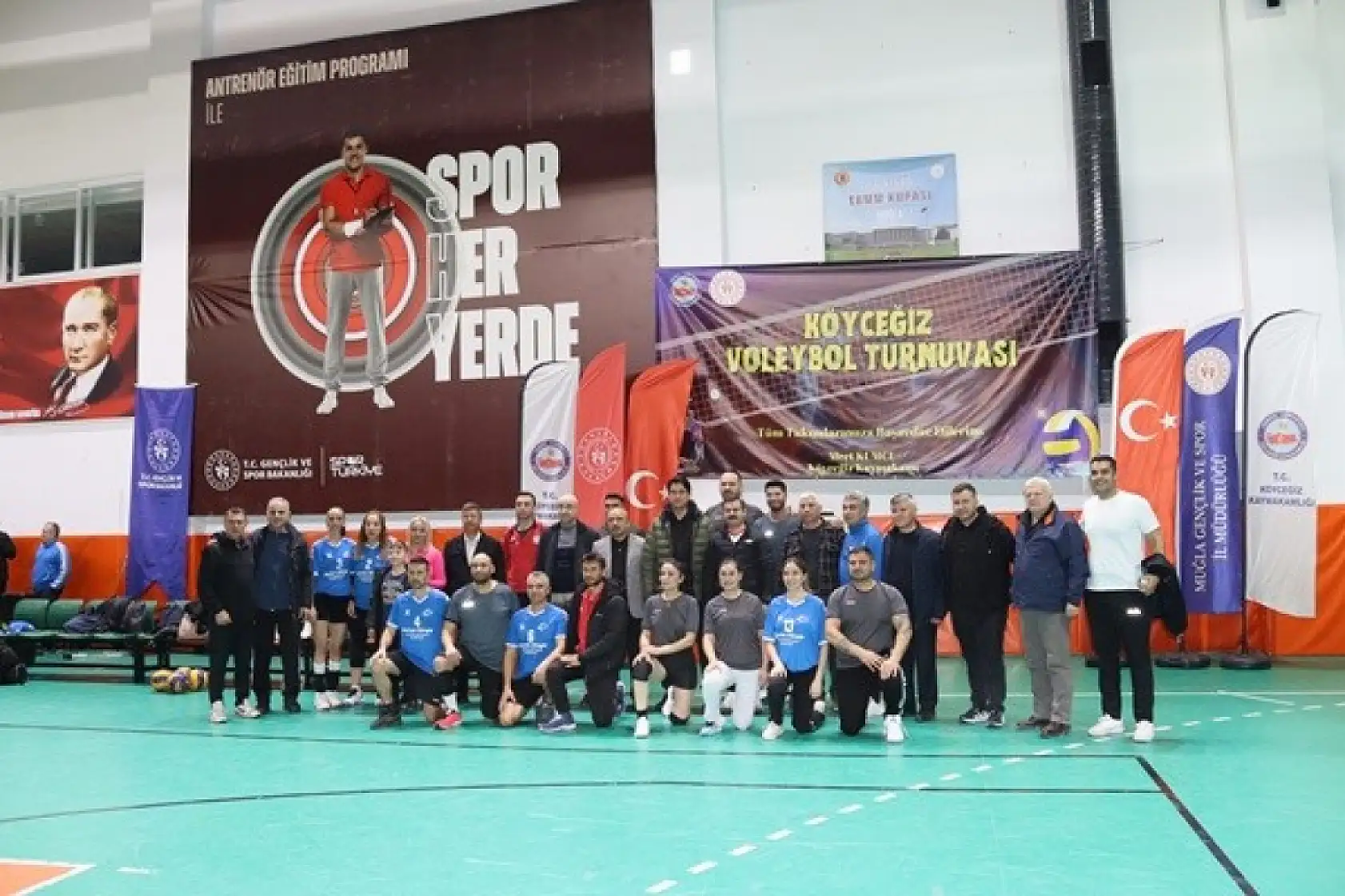 Köyceğiz Voleybol Turnuvası ödül töreni ile tamamlandı
