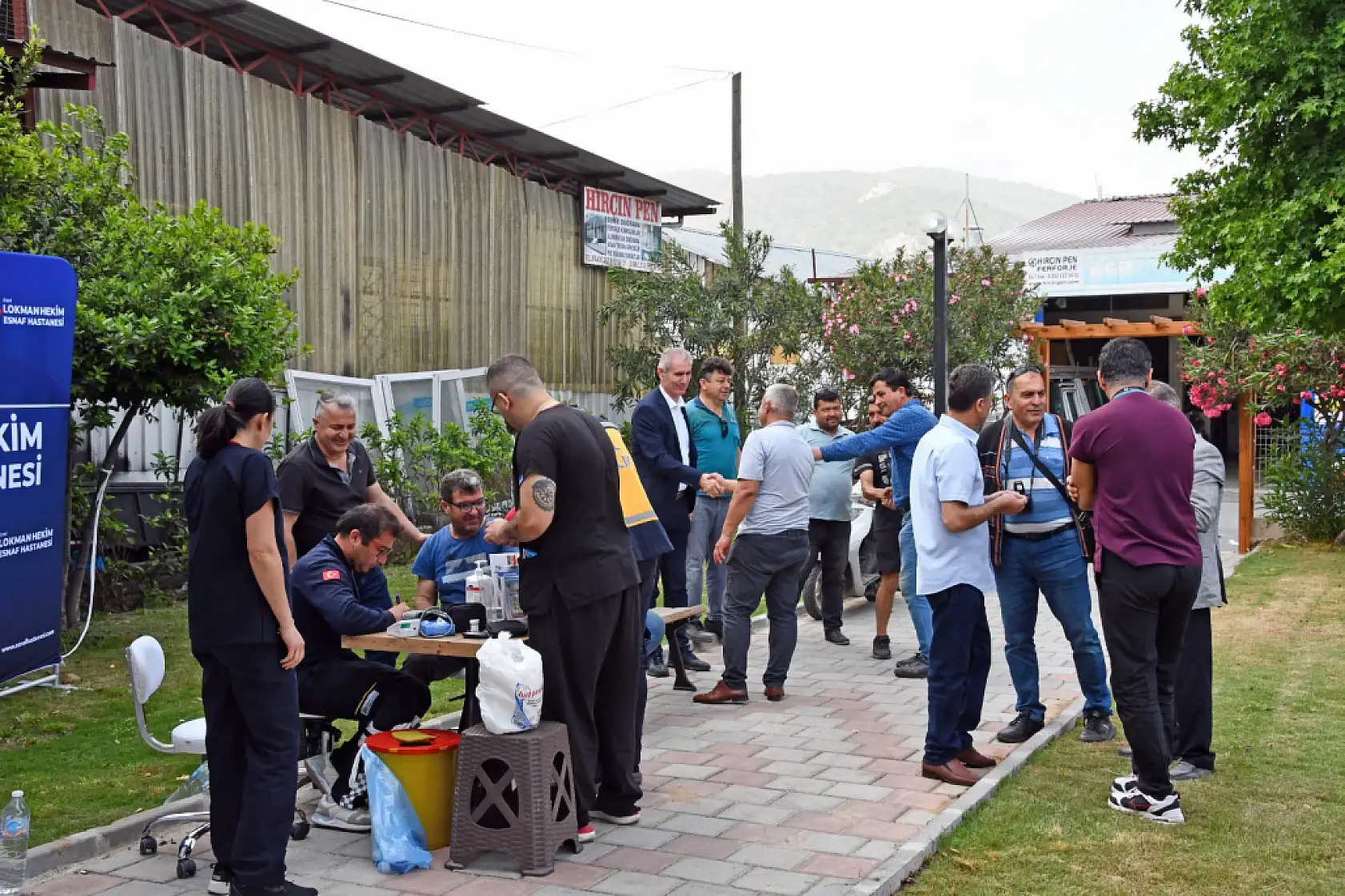 Belediye Sağlık Kabininde Sanayii Esnafına Ücretsiz Hizmet