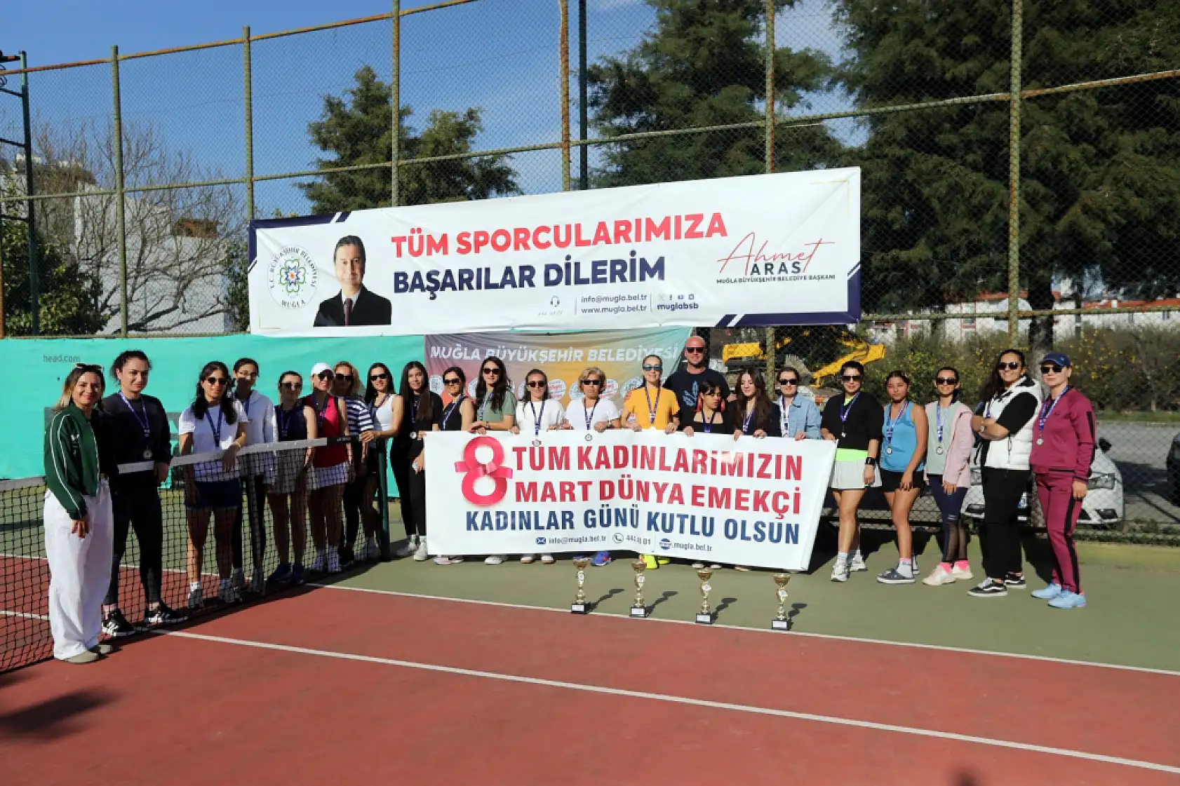 Muğla'da Kadınlar 8 Mart'ı Sporla Kutladı