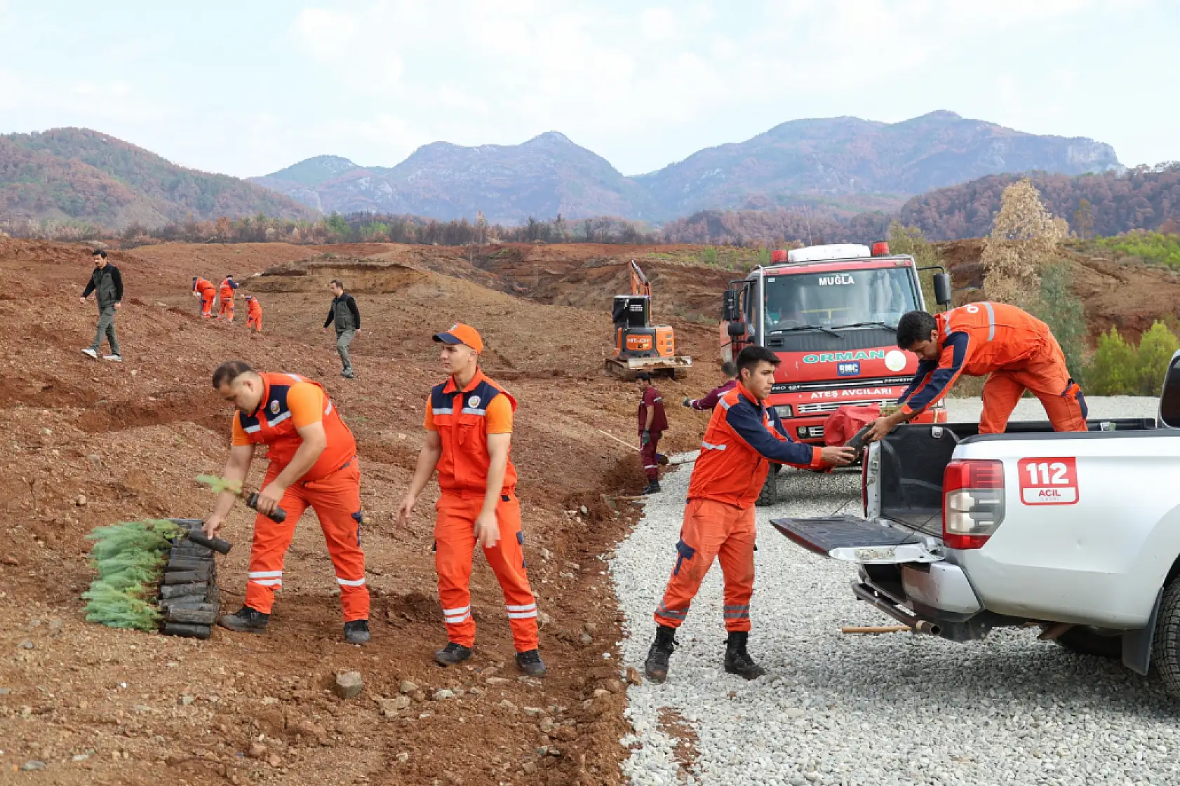 Muğla Orman Bölge Müdürlüğü Yeşil Vatan Seferberliğine Hazır