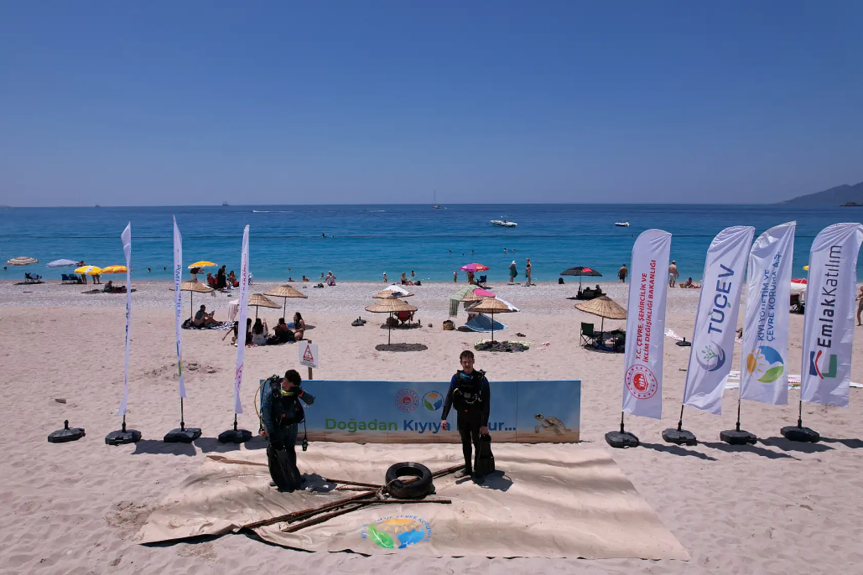 Ölüdeniz Belcekız Plajı'nda Çevre Günü Etkinlikleri