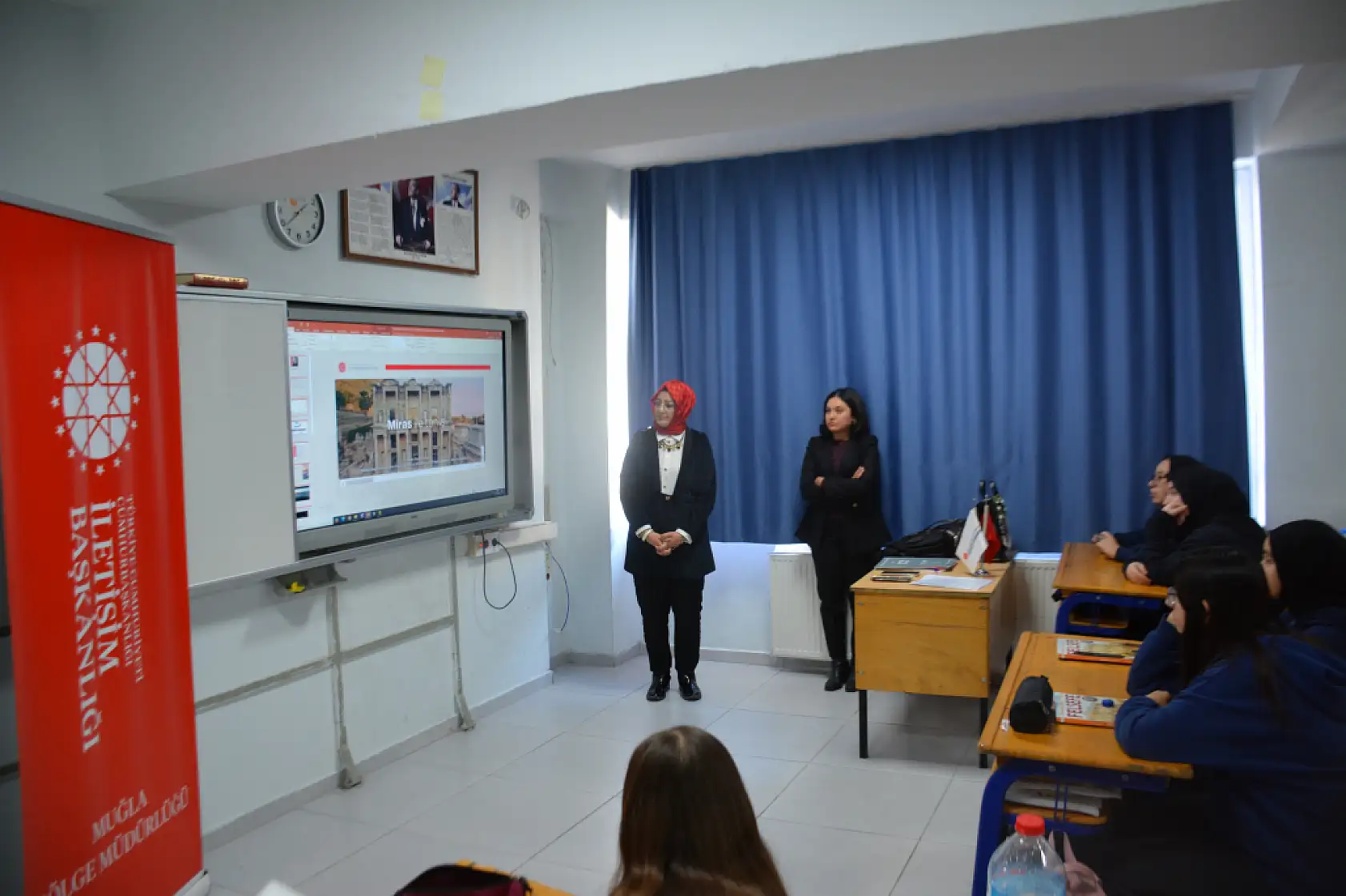 Muğla'da lise öğrencilerine CİMER ve İletişim Başkanlığı semineri
