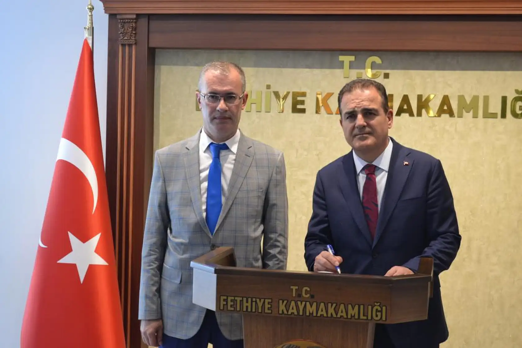 Vali Akbıyık'tan Kaymakam Ertaş'a Ziyaret