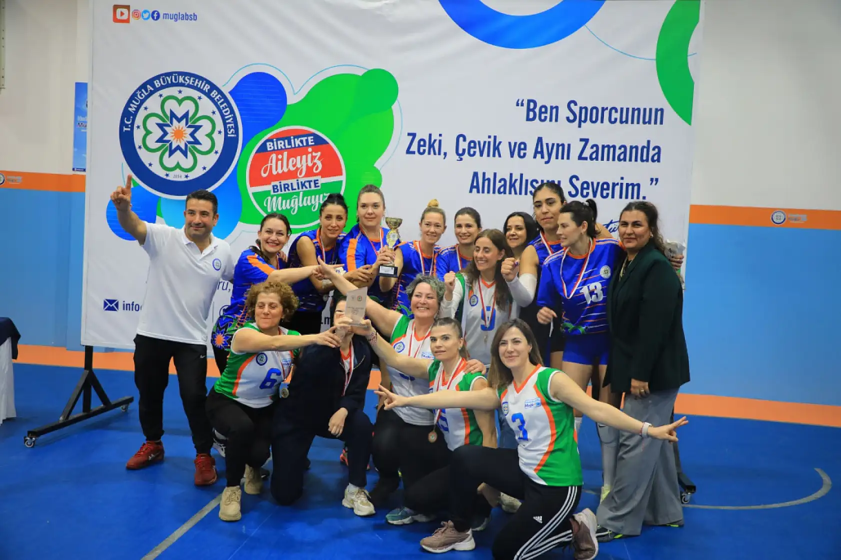 Muğla'da Kadınlar 8 Mart'ı Sporla Kutladı