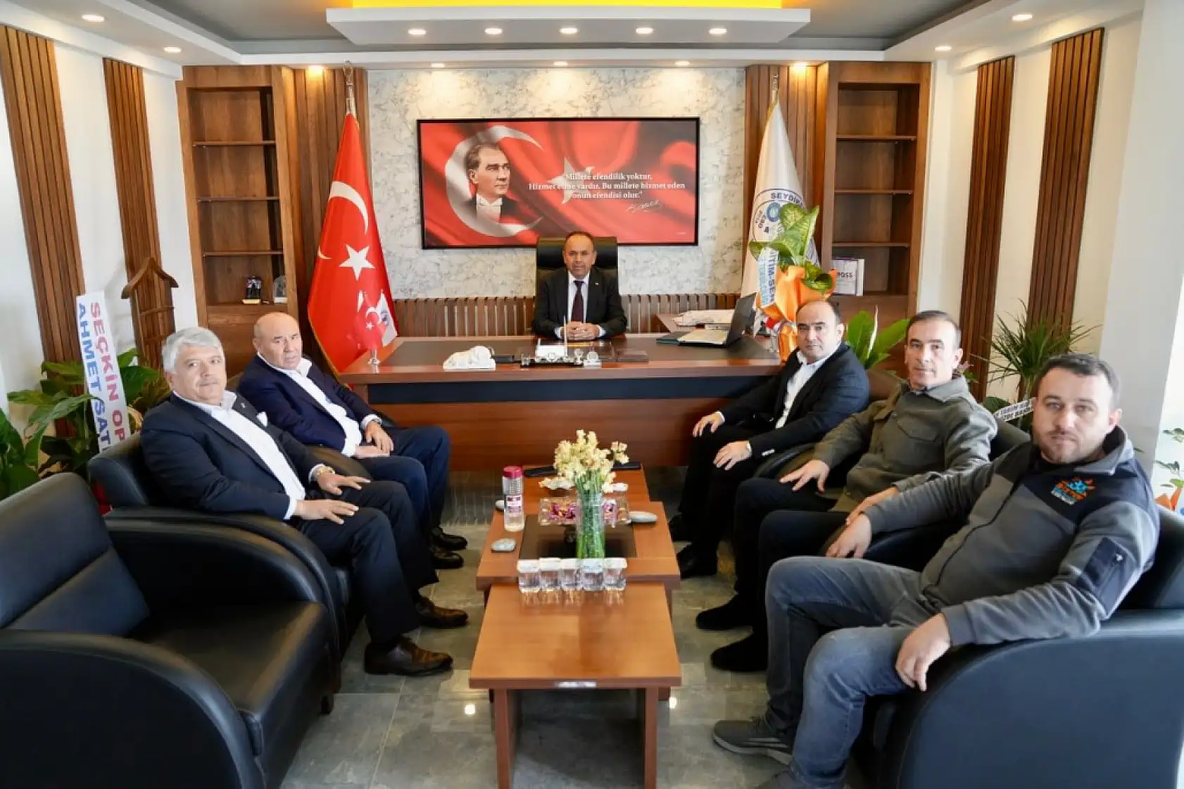 Başkan Akdenizli ve Milletvekili Otgöz'den Oda Başkanlarına 'Hayırlı Olsun' Ziyareti