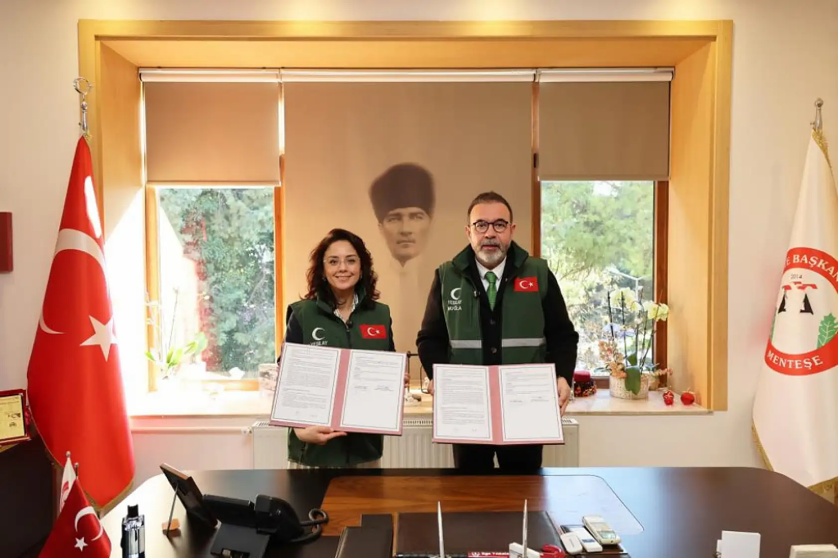 Menteşe Belediyesi ve Yeşilay'dan bağımlılıkla mücadelede güç birliği