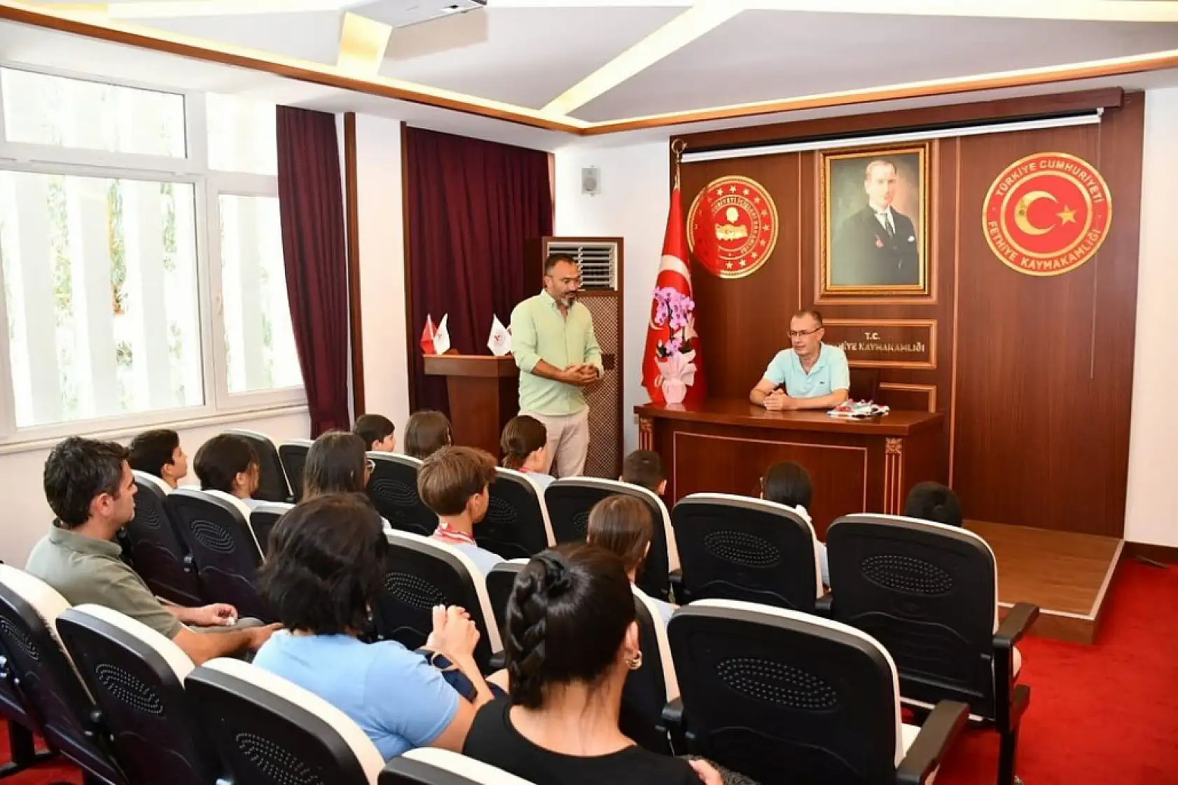 Likya Spor Kulübü Yüzme Takımı'ndan Kaymakam Ertaş'a Ziyaret