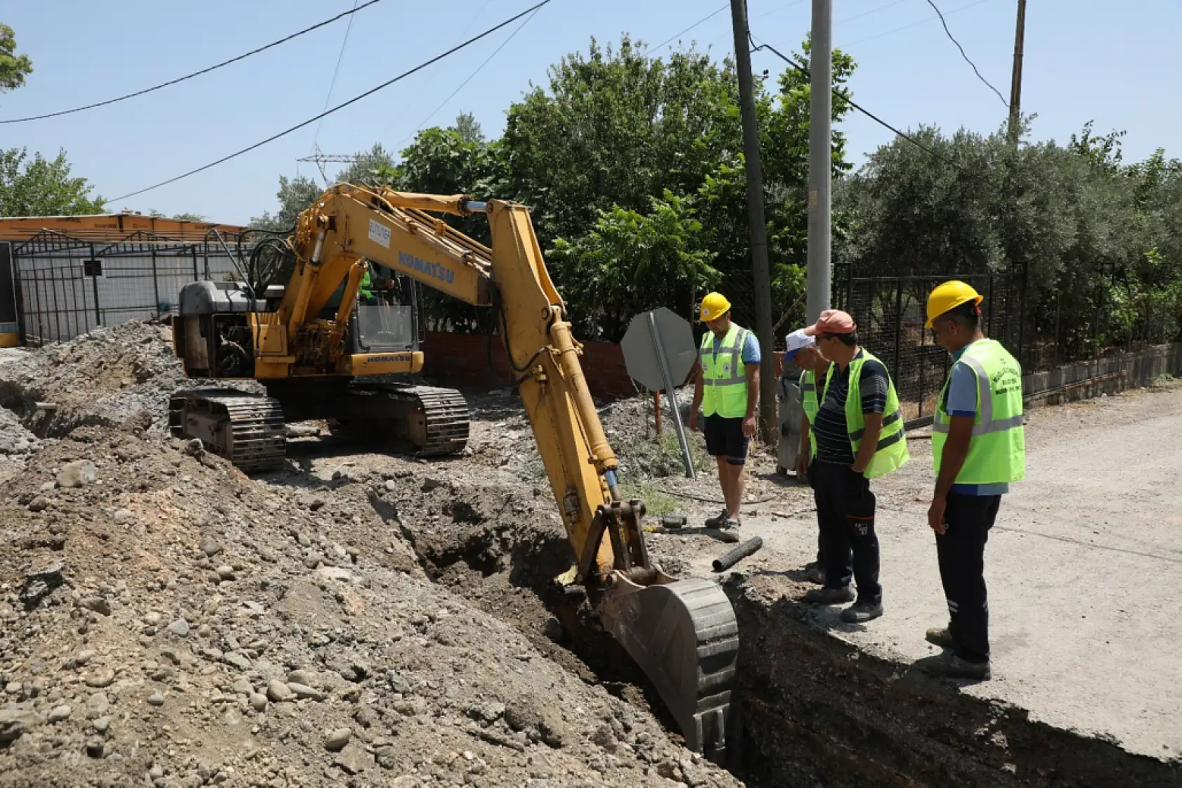 Ortaca Bahçelievler'de İçme Suyu İçin Altyapı Yenileniyor