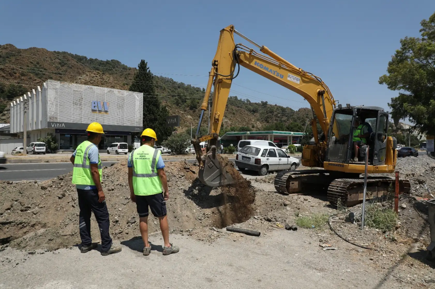Ortaca Bahçelievler'de İçme Suyu İçin Altyapı Yenileniyor