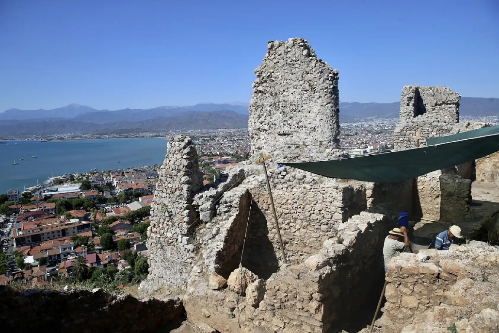 Fethiye Kalesi kazısında ortaya çıkan şapel ayağa kaldırılacak