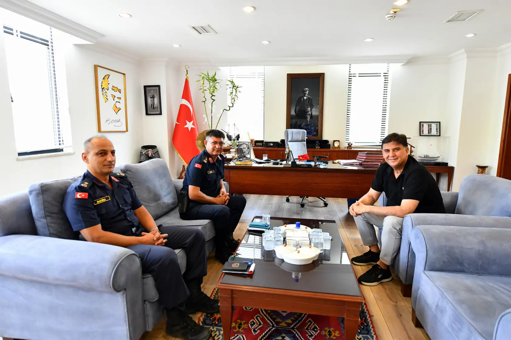 Yatağan Belediye Başkanı Günay,  Başkan Karaca'yı ziyaret etti