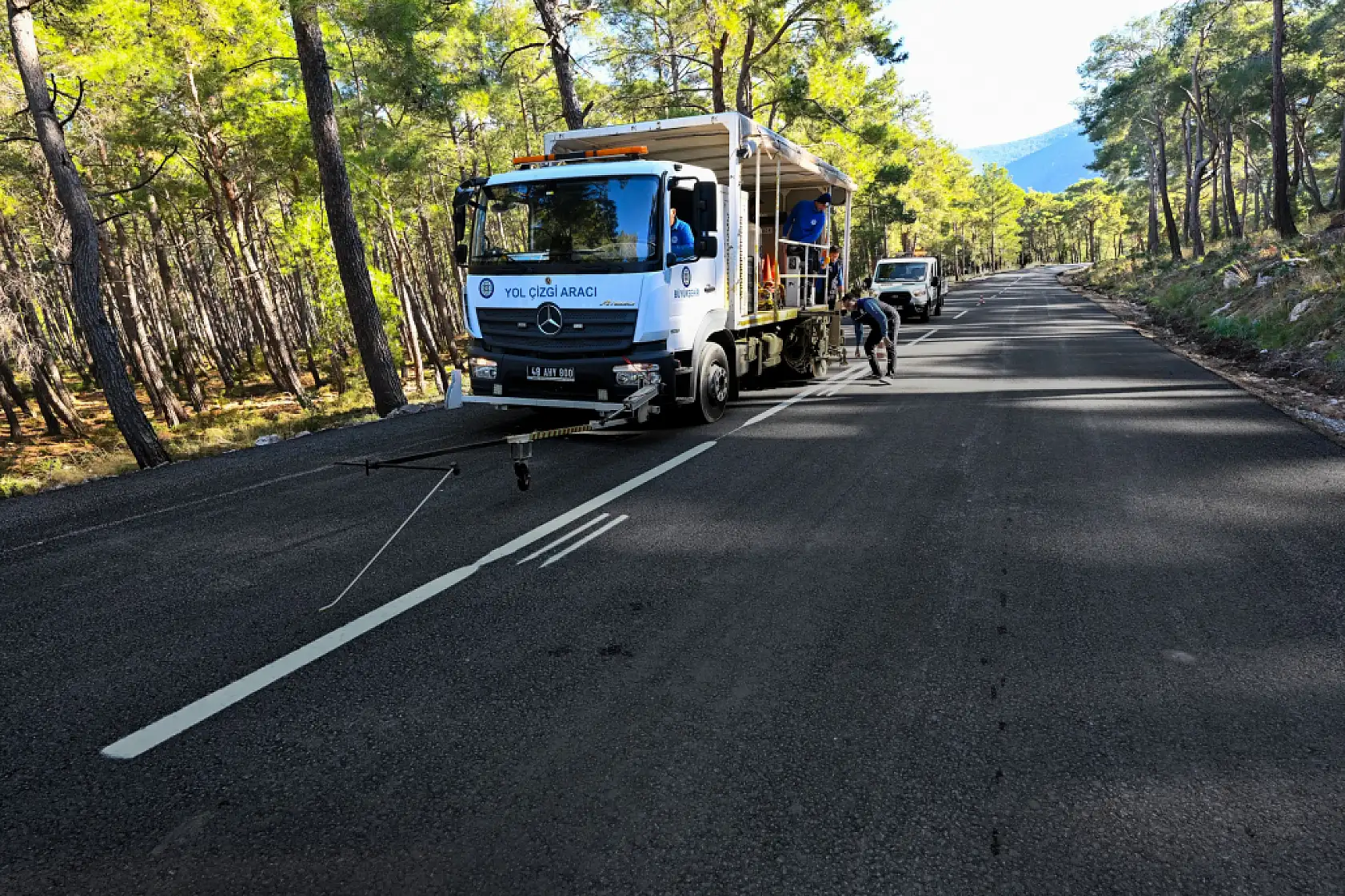 Başkan Alim Karaca Kayaköy'deki Asfalt Çalışmalarını Yerinde İnceledi