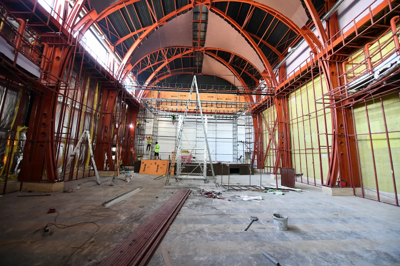 Fethiye Belediyesi Özer Olgun Kültür Merkezi'nde Çalışmalar Sürüyor