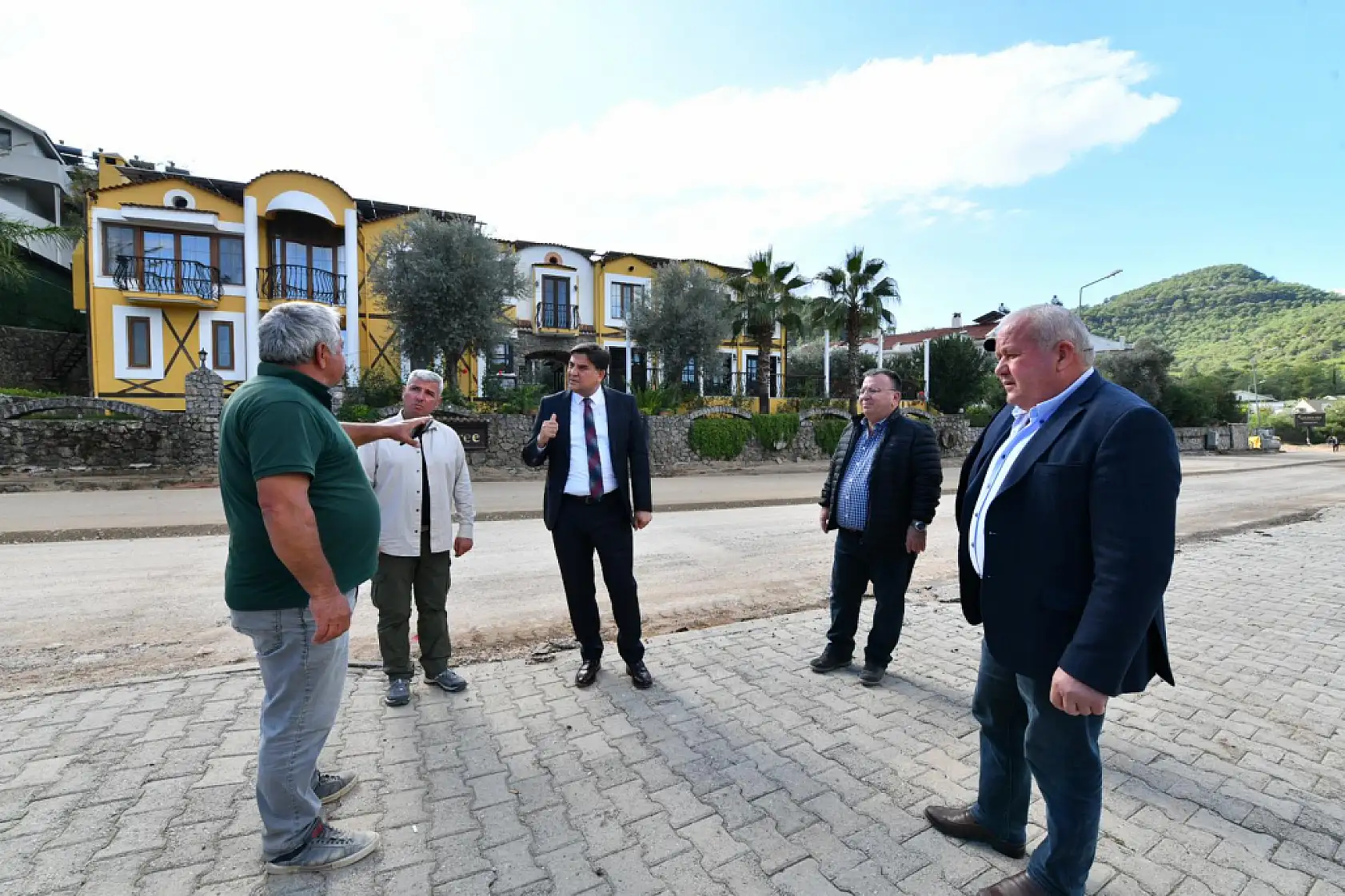 Başkan Karaca çalışmaları yerinde inceledi