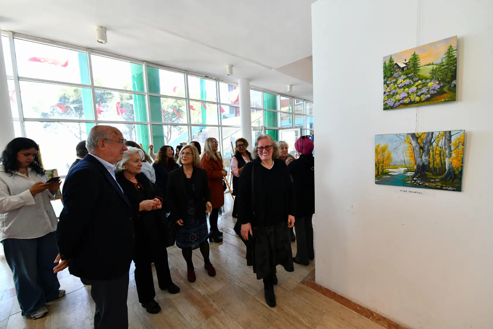 Fethiye'de 8 Mart Kadınlar Günü'ne Özel Resim Sergisi Açıldı