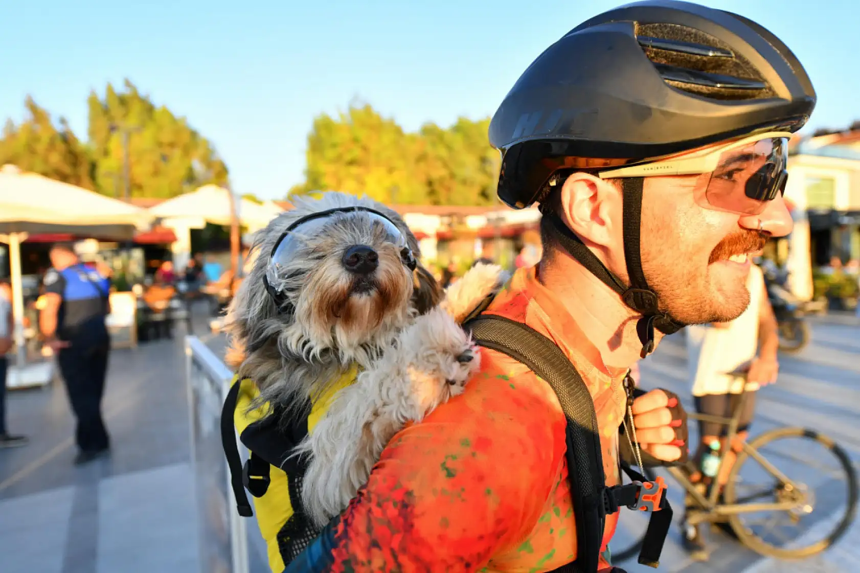 Çalış Sahil Bandı'nda bisiklet sürdüler