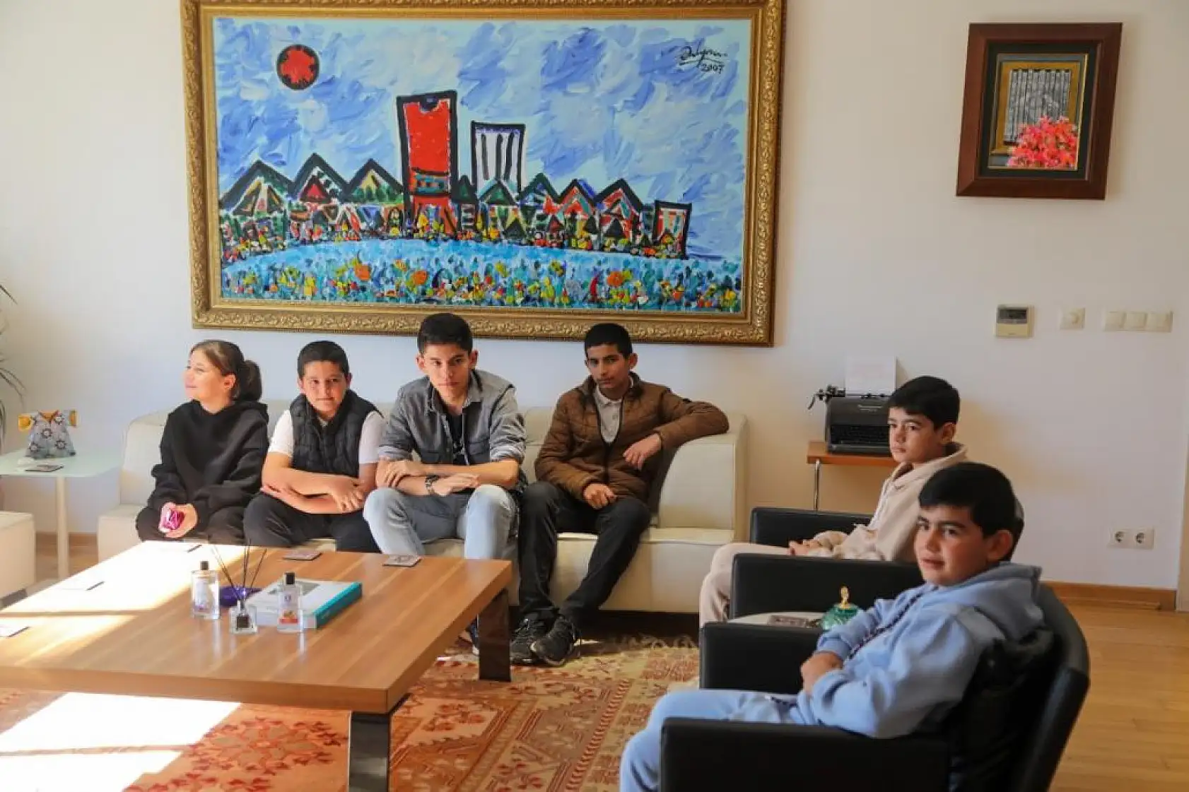 Çocuk Meclisinden Başkanlık Makamına Ziyaret