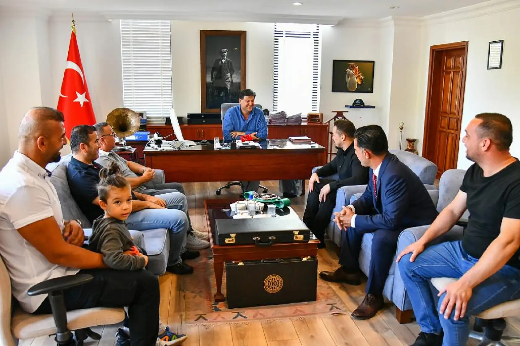 Gururumuz Kubilay Alcu'dan Başkan Karaca'ya Ziyaret