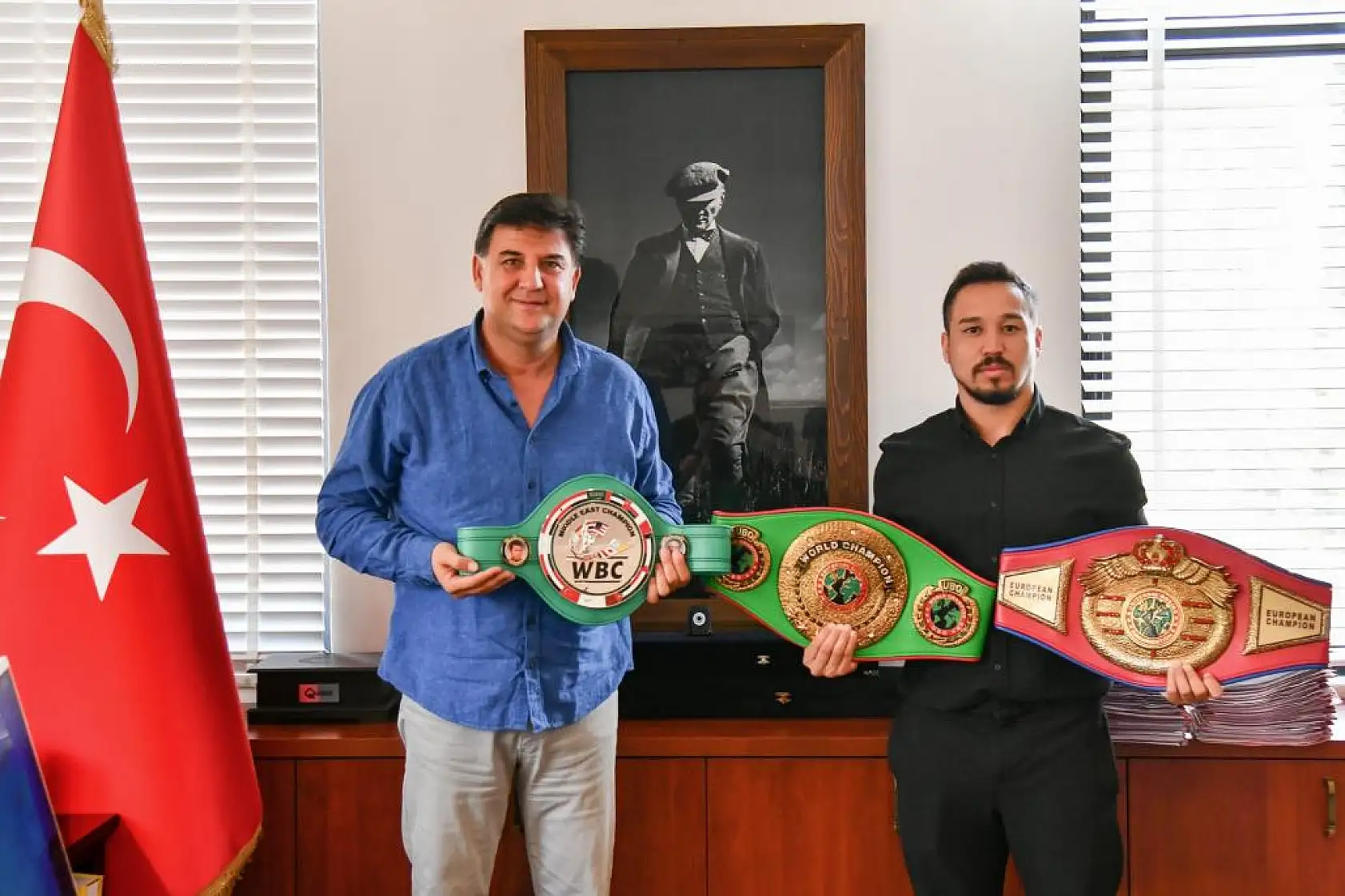 Gururumuz Kubilay Alcu'dan Başkan Karaca'ya Ziyaret