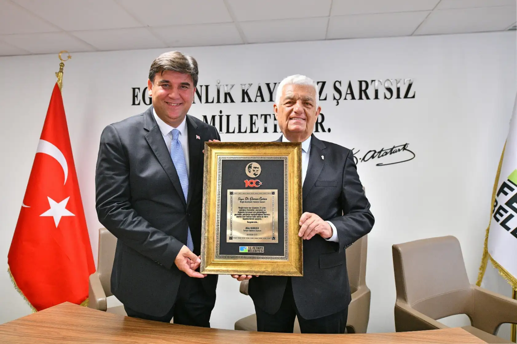 Osman Gürün'den Başkan Karaca'ya Ziyaret