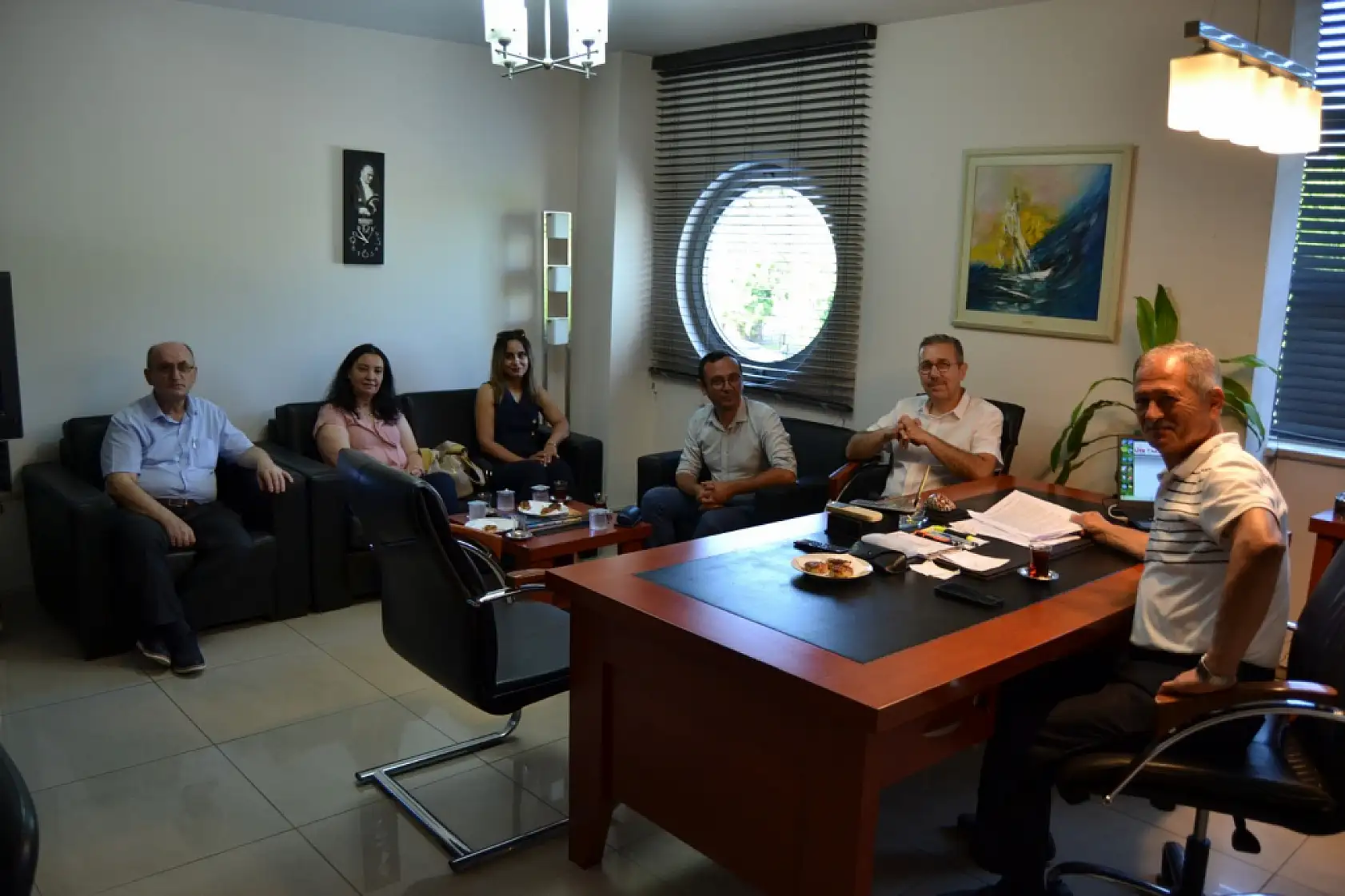 FESMO Başkanı Murat İnce ve Yönetimi, Başkan Mehmet Soydemir'i Ziyaret Etti