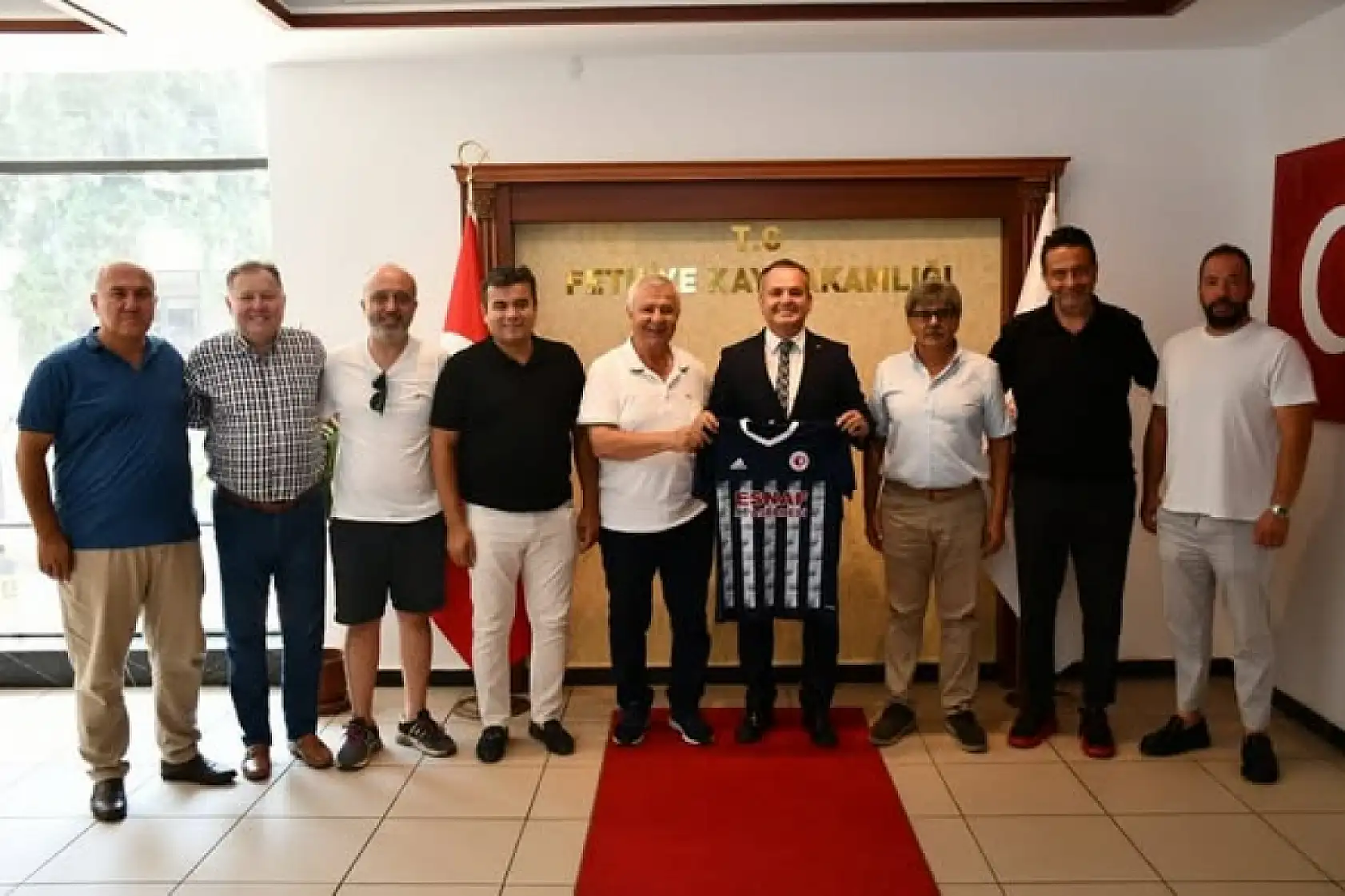 Fethiyespor'dan Kaymakam Fatih Akkaya'ya Ziyaret