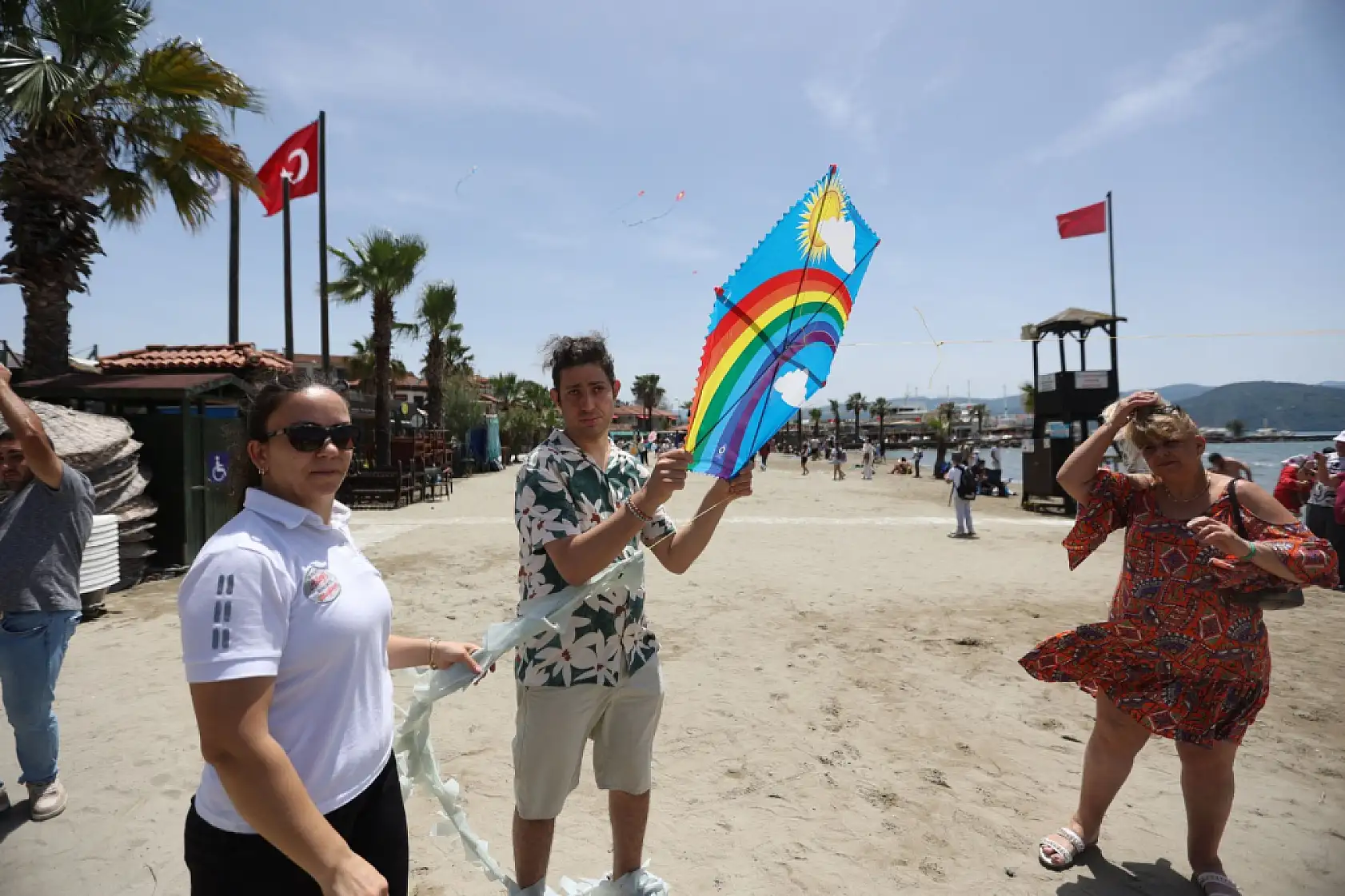 Muğla'da Engelsiz Uçurtmalar Gökyüzüyle Buluştu