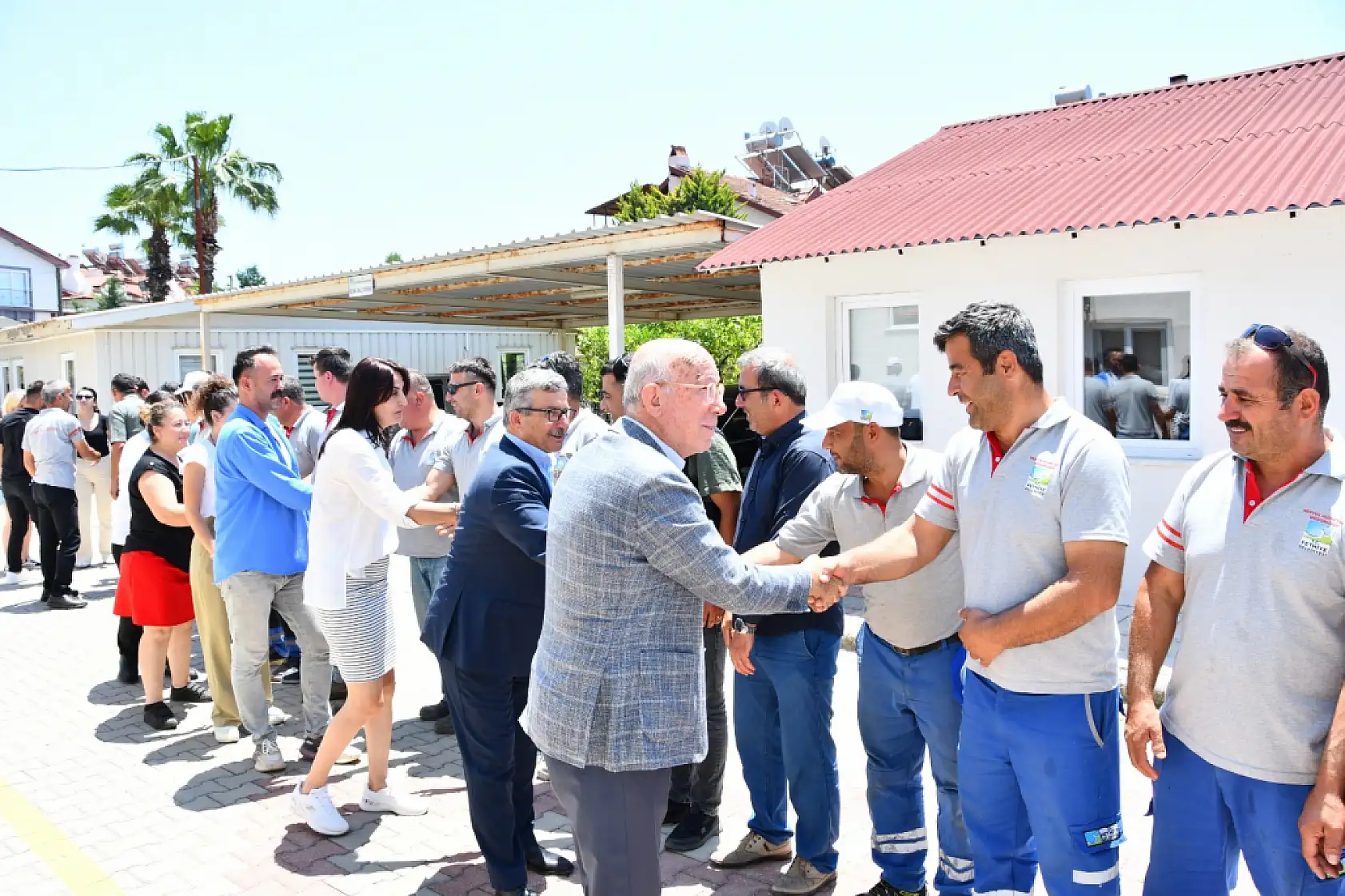 Fethiye Belediye Başkan Yardımcıları Personelle Bayramlaştı