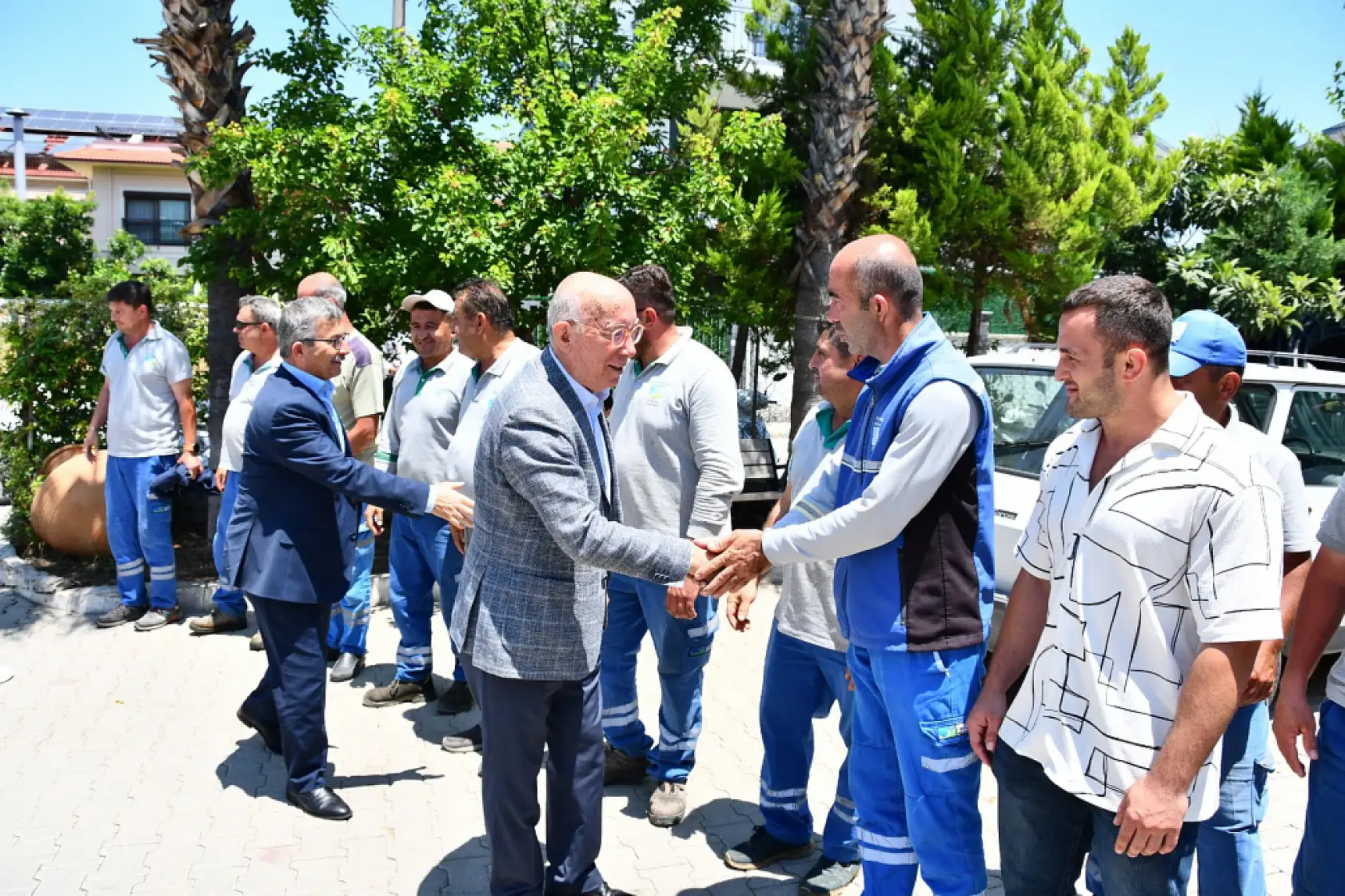 Fethiye Belediye Başkan Yardımcıları Personelle Bayramlaştı