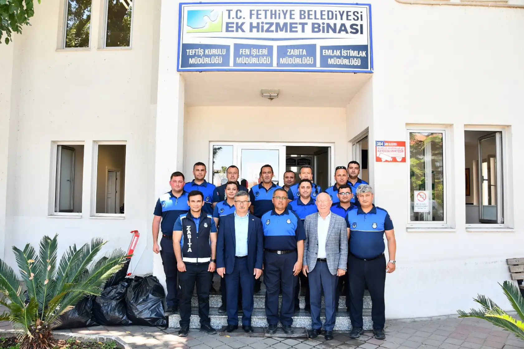 Fethiye Belediye Başkan Yardımcıları Personelle Bayramlaştı